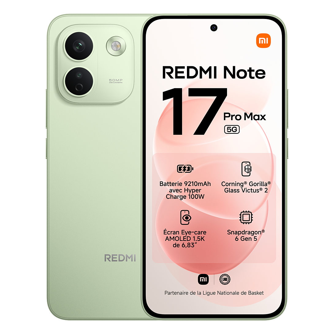 Xiaomi Redmi Note 17 Pro Max 256 Go Vert - vue 2