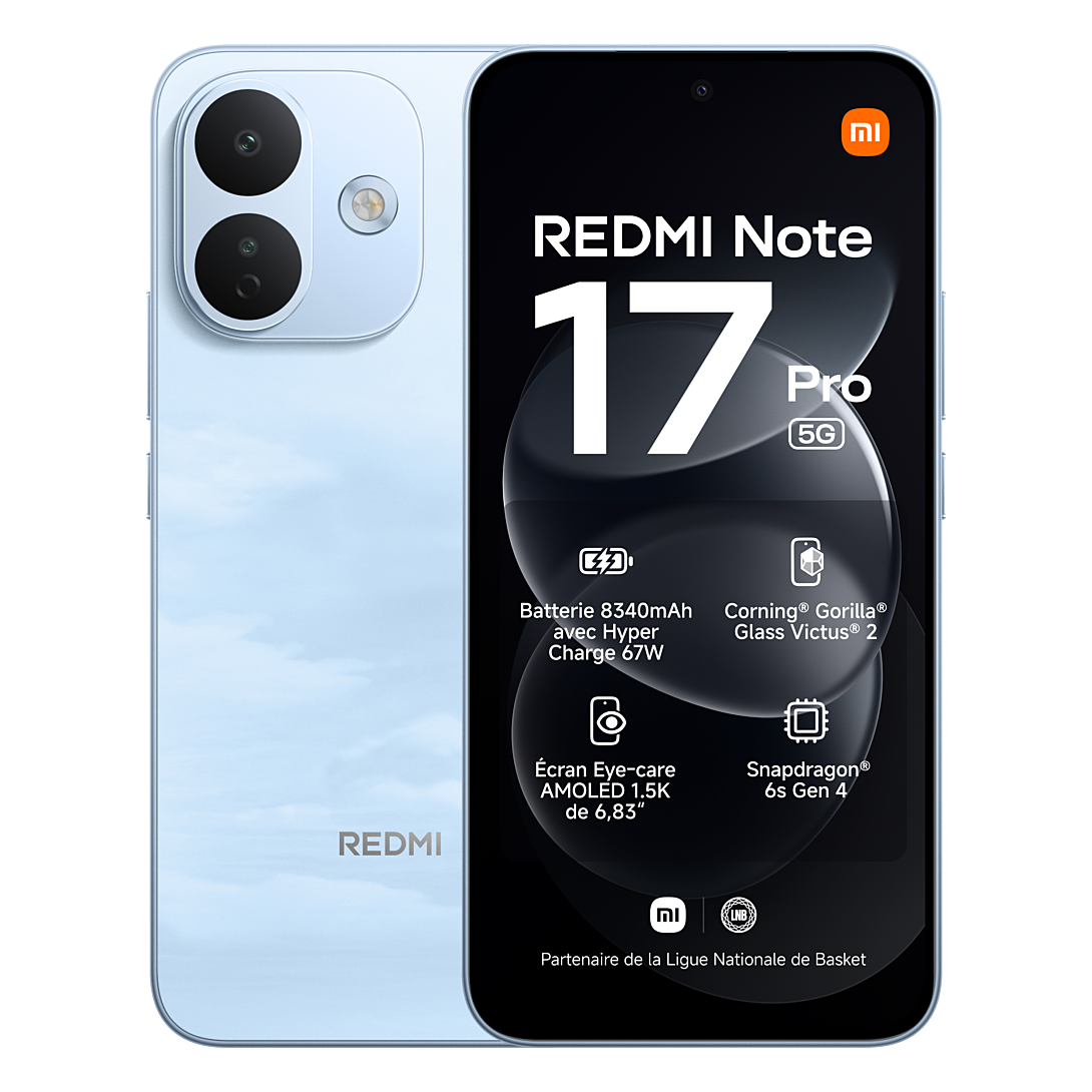 Smartphone Xiaomi Redmi Note 17 Pro 5G 256Go Bleu