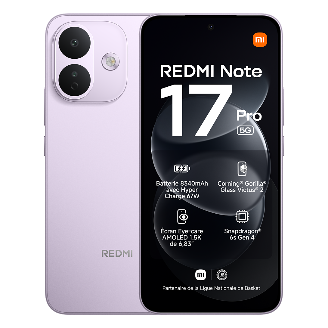 Smartphone Xiaomi Redmi Note 17 Pro 5G 256Go Violet