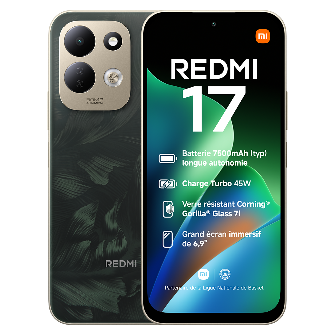 Smartphone Xiaomi Redmi 17 128Go Vert