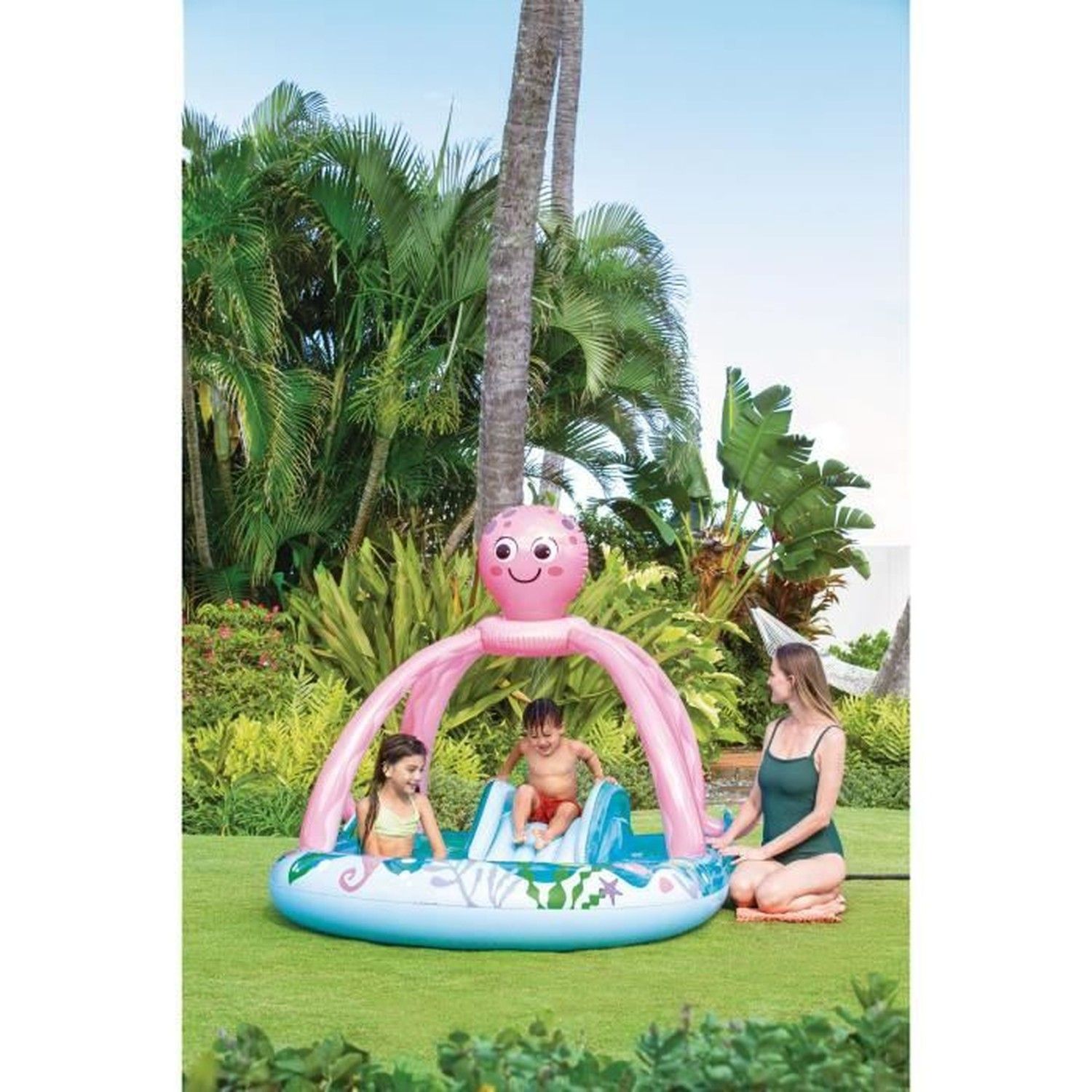 Aire de jeux gonflable spirale Intex 56137np - Aire de jeux, portique