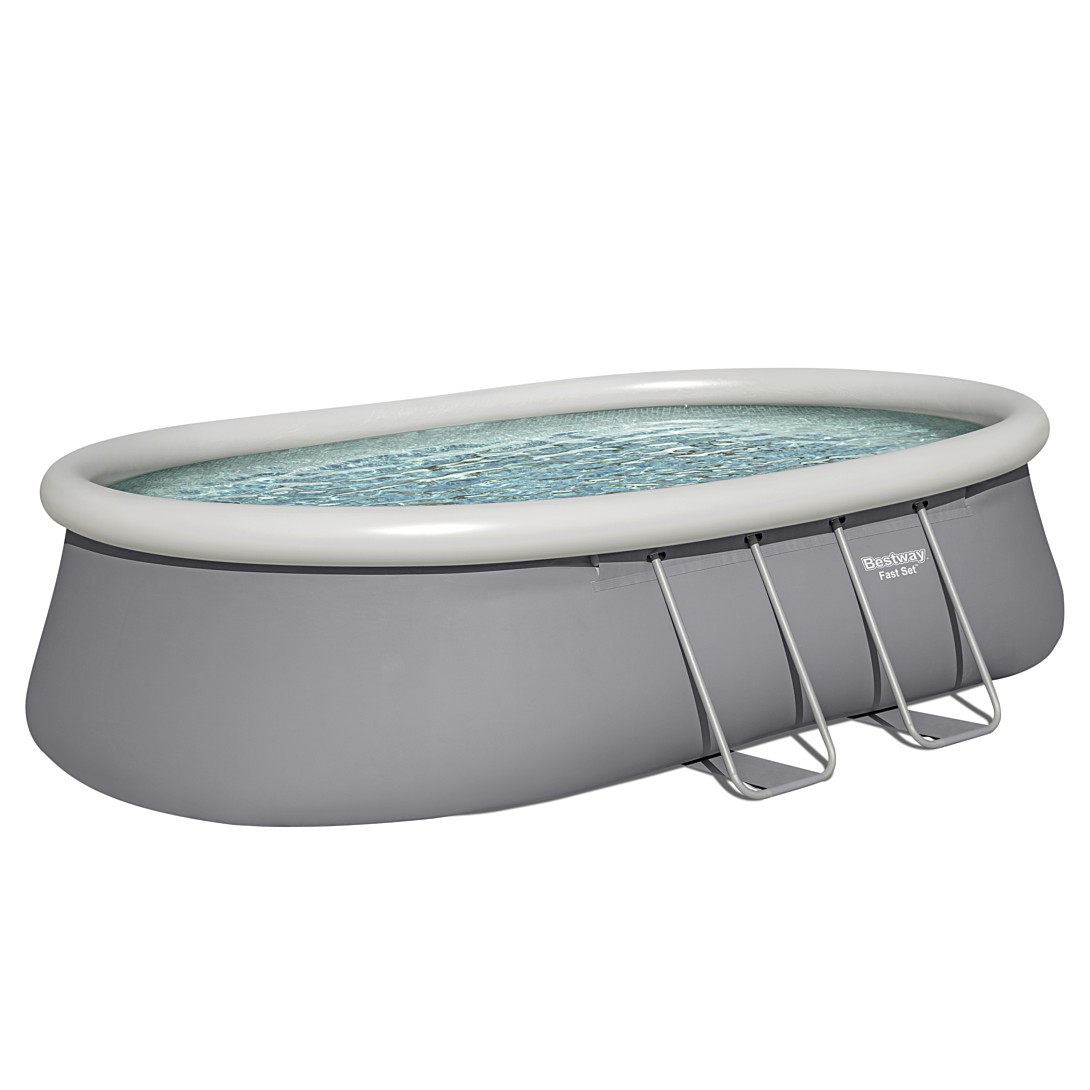 BESTWAY Piscine autoportante ovale Fast Set 549 x 366 x 122 cm - vue 2