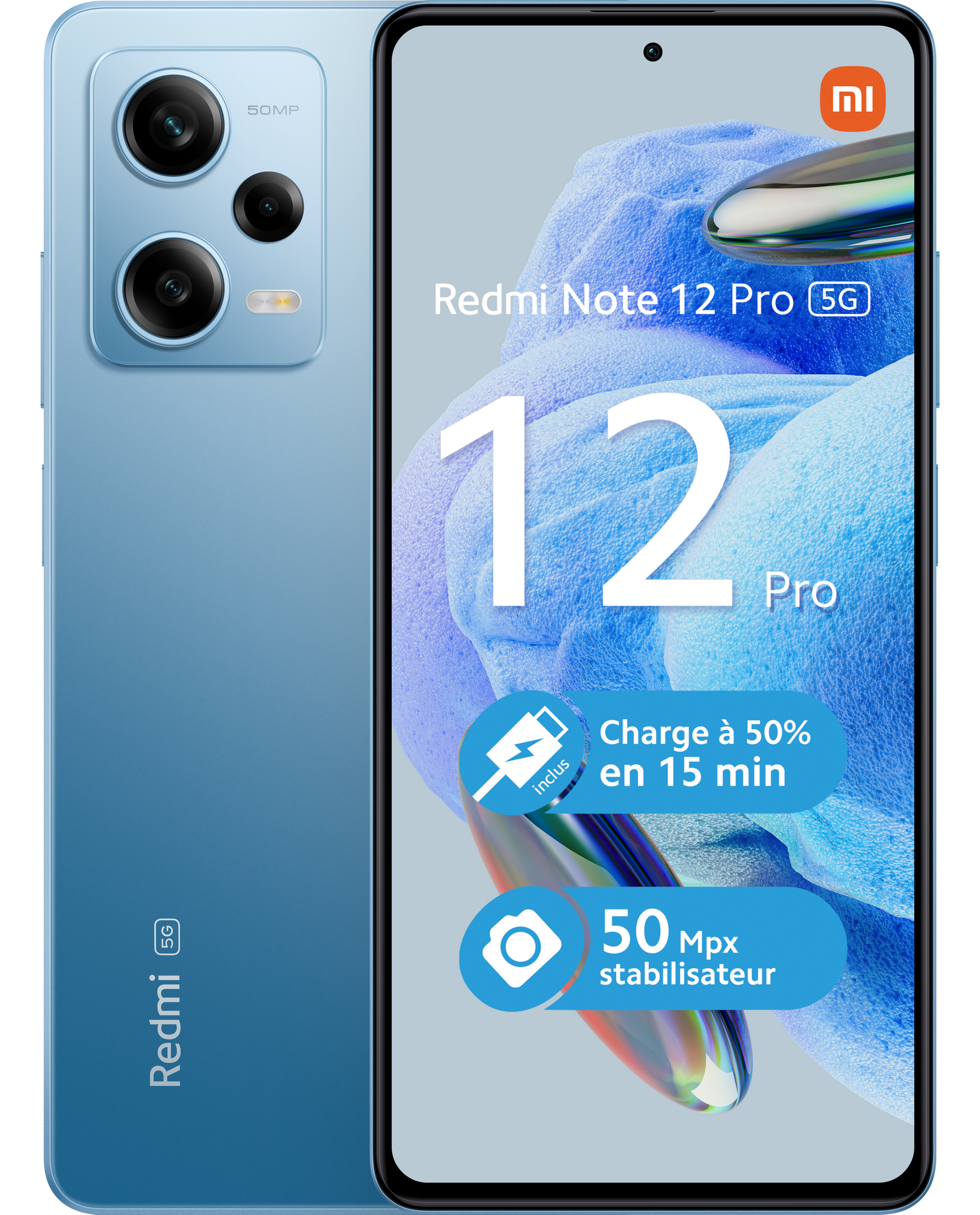 Smartphone Xiaomi Redmi Note 12 Pro 128Go 5G Bleu