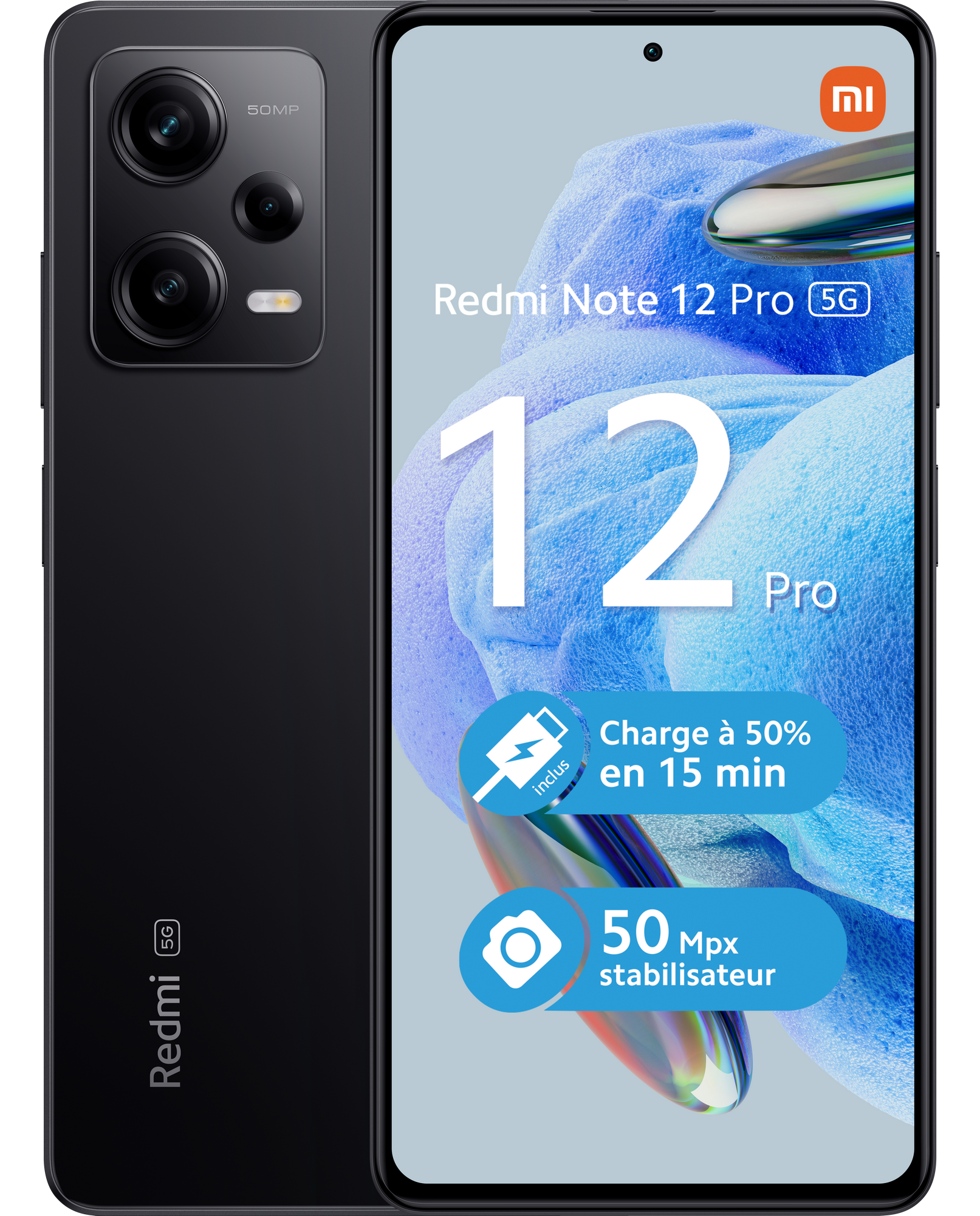 Smartphone Xiaomi Redmi Note 12 Pro 128Go 5G Noir