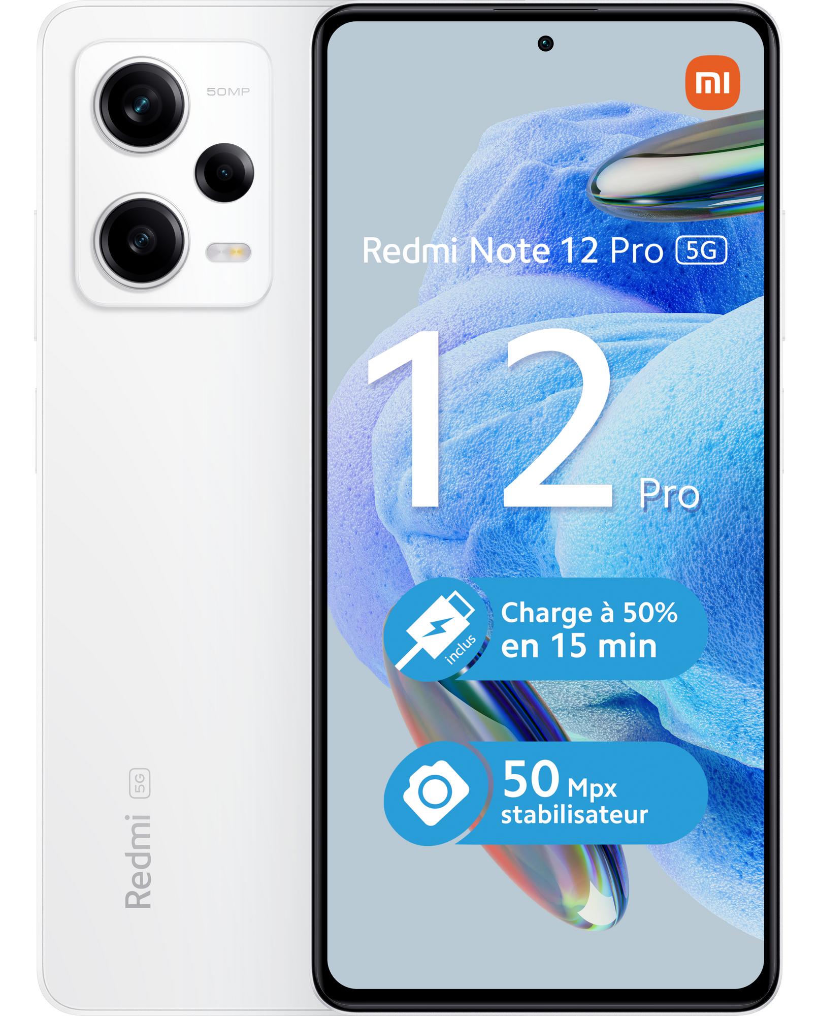 Smartphone Xiaomi Redmi 12 Pro 128Go 5G Blanc