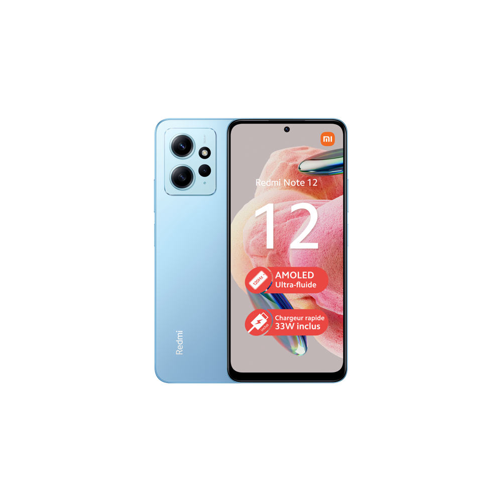 Smartphone Xiaomi Redmi Note 12 4G 128Go Bleu