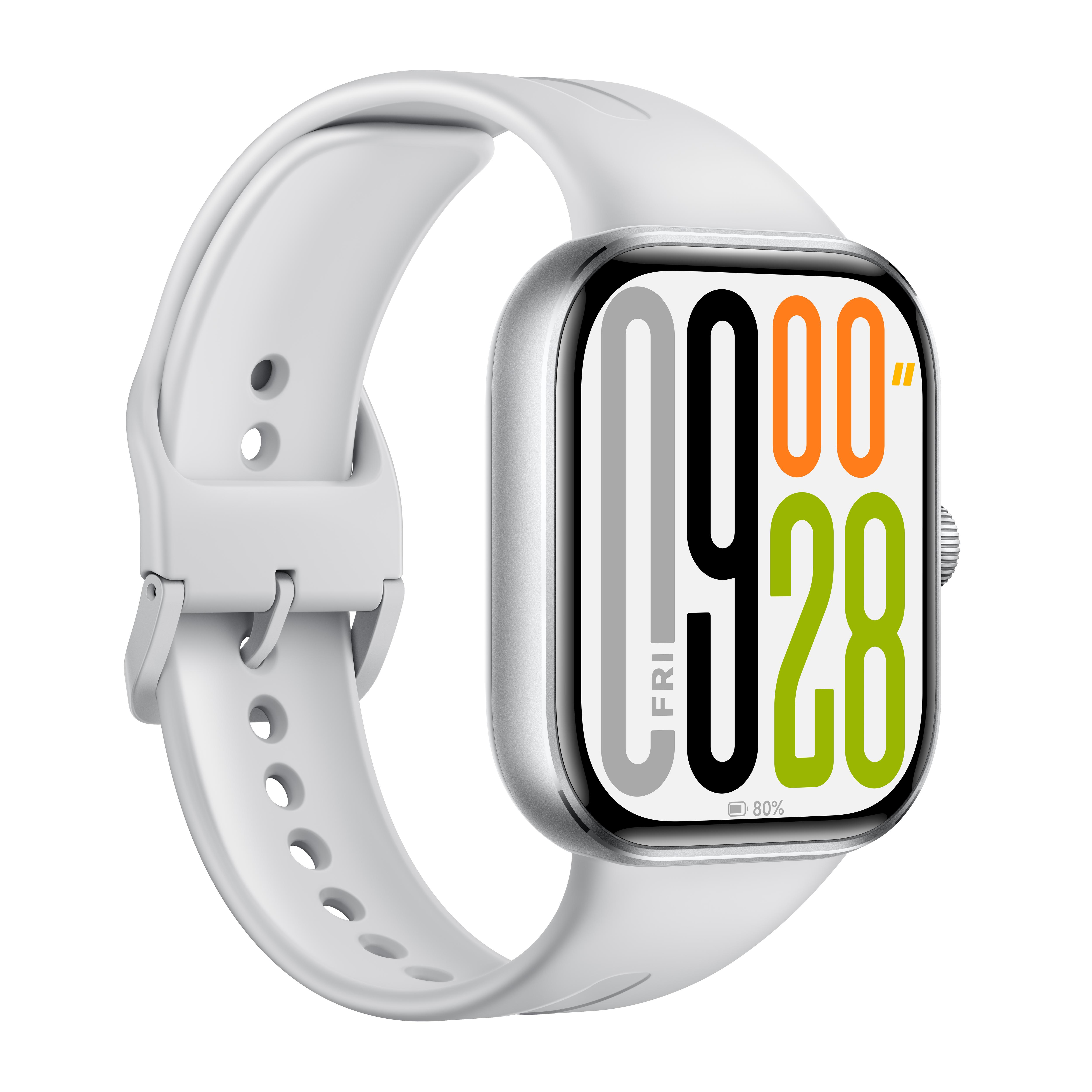 Xiaomi Watch 5 5,26 cm (2.07) AMOLED 47.5 mm Numérique 432 x 514 pixels Écran tactile Argent
