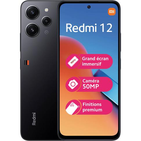 Smartphone Xiaomi Redmi12 128Go Noir