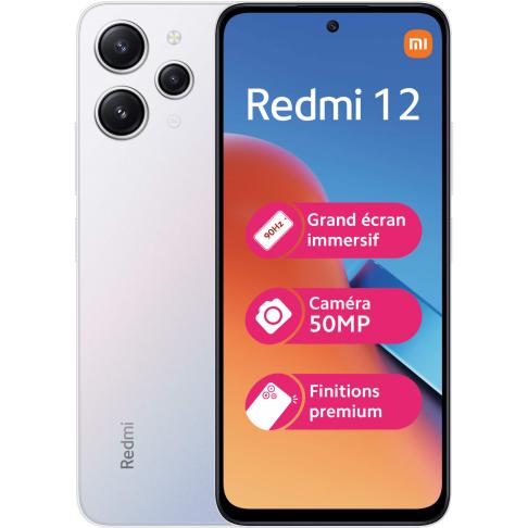 Smartphone Xiaomi REDMI 12 128Go Argent