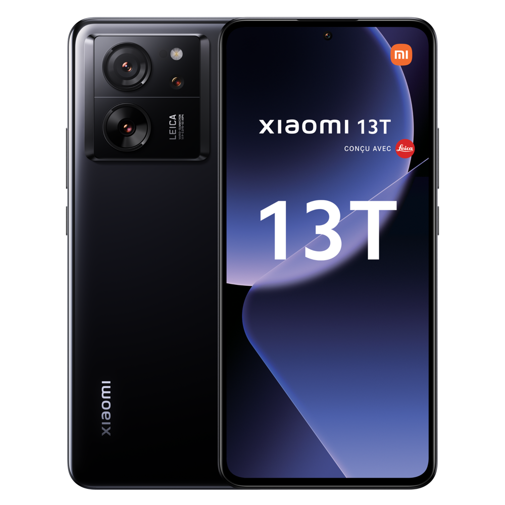 Smartphone Xiaomi 13T 256Go Noir conçu avec Leica