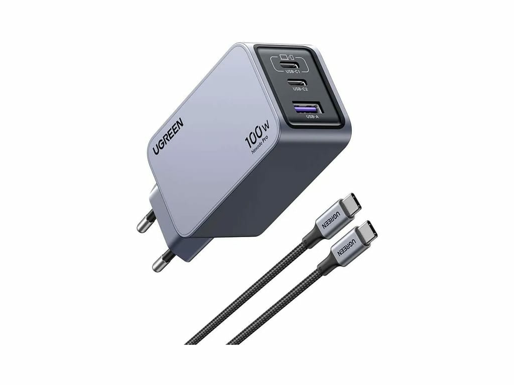 Chargeur secteur UGREEN Nexode Pro anodisé