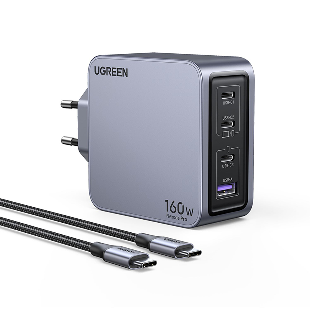 Chargeur secteur UGREEN Nexode Pro anodisé