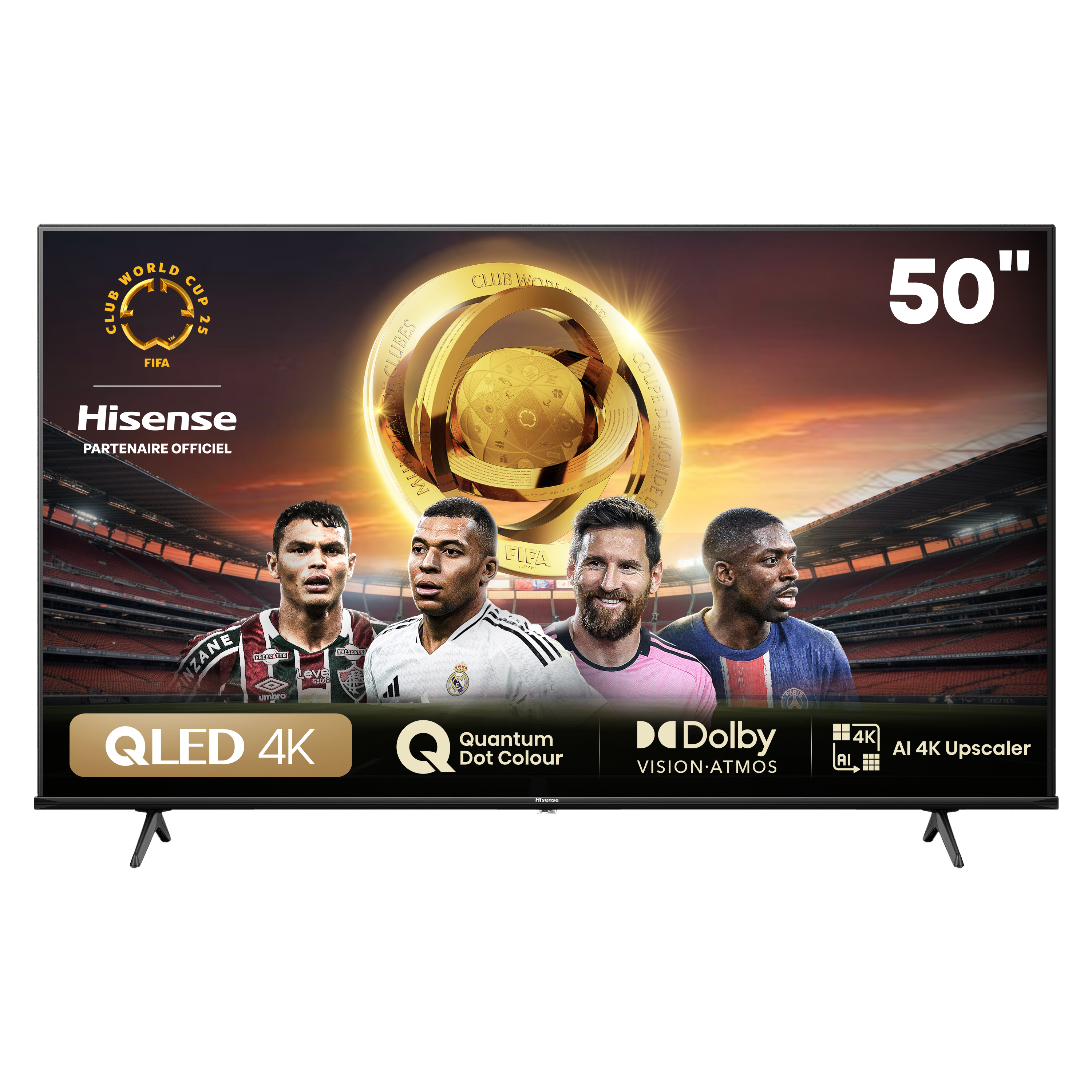 Tv Qled 4k 50'' 127 Cm 50e7nq Hisense - vue 6