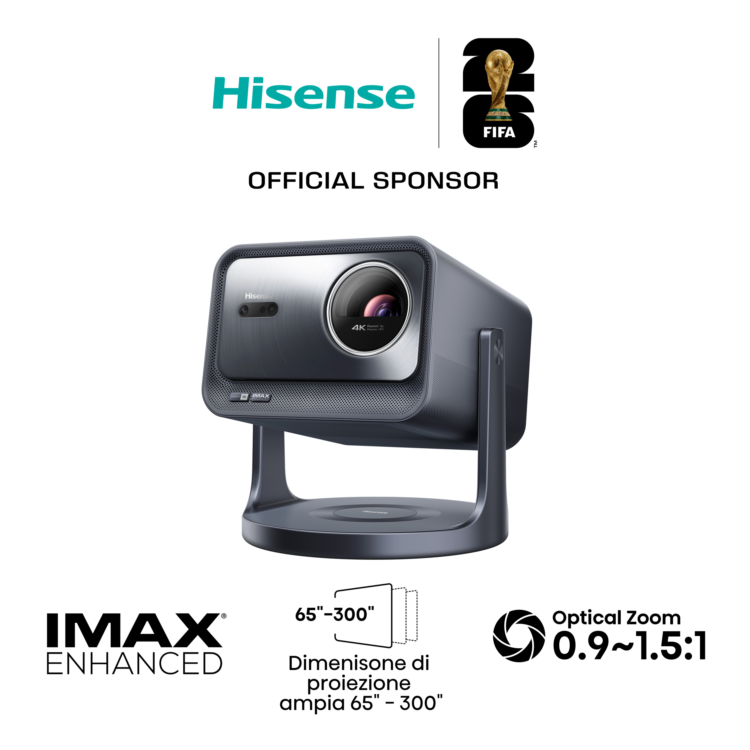 Hisense C2 Pro 2600 ANSI lumens UHD 4K (3840x2160) Gris