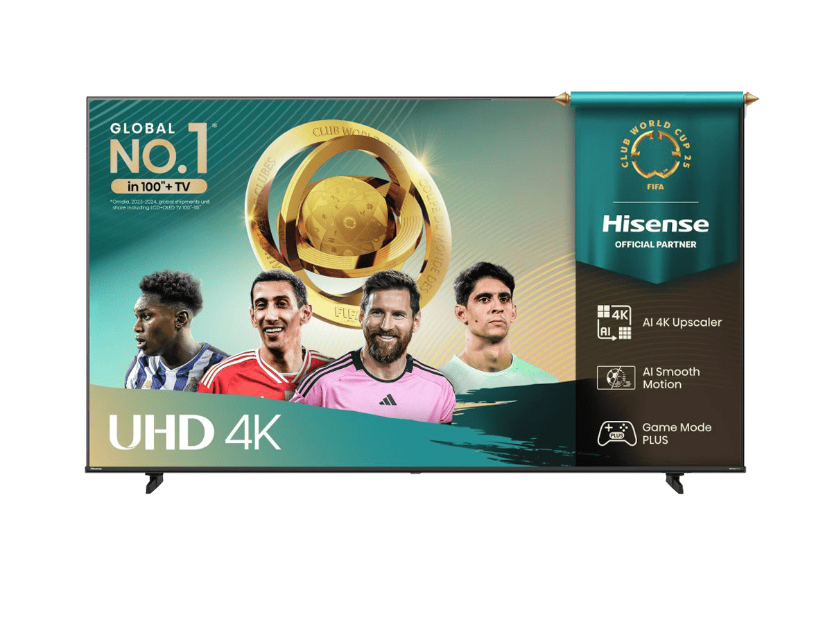 Hisense Smart TV 50" 4K Ultra HD 2025 50A6Q Smart TV VIDAA U8 Dolby Vision HDR 10 Game Mode Plus Alexa Built in VIDAA Voice Tuner DVB T2S2 HEVC 10 Lativu 4K 50'' 2025 LED