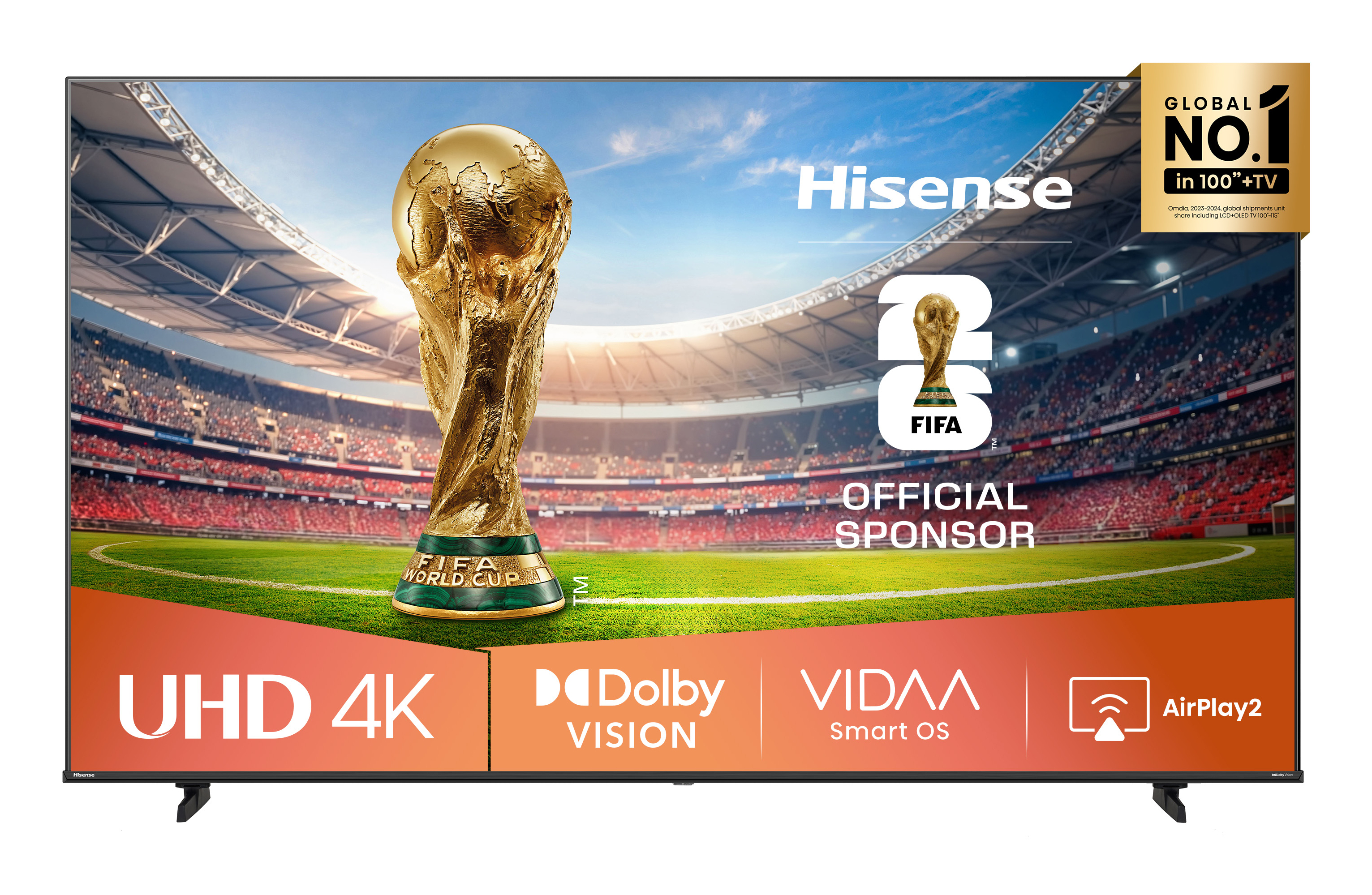 TV LED Hisense 4K UHD 85A6Q 215 cm 2025 - vue 3