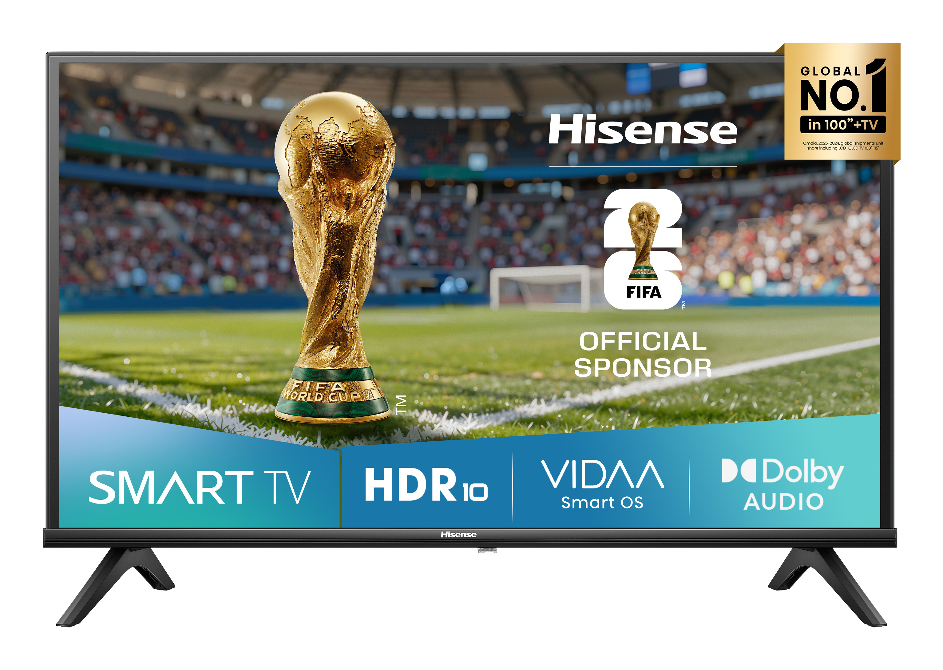Hisense 40A4Q 101,6 cm (40) Full HD Smart TV Wifi Noir 200 cd/m²