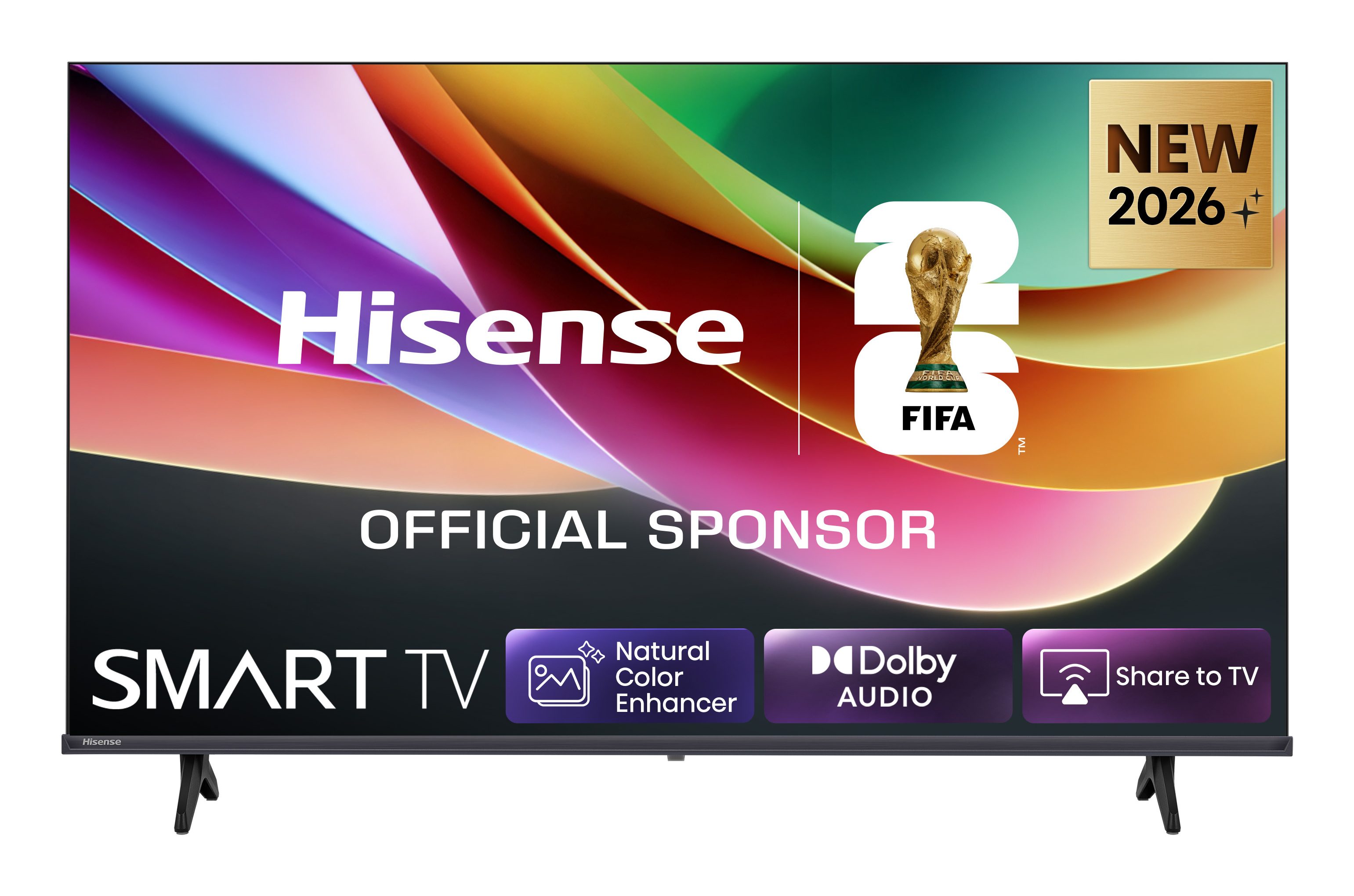 Hisense 32A4S 81,3 cm (32 ) HD Smart TV Wifi Noir 200 cd m²