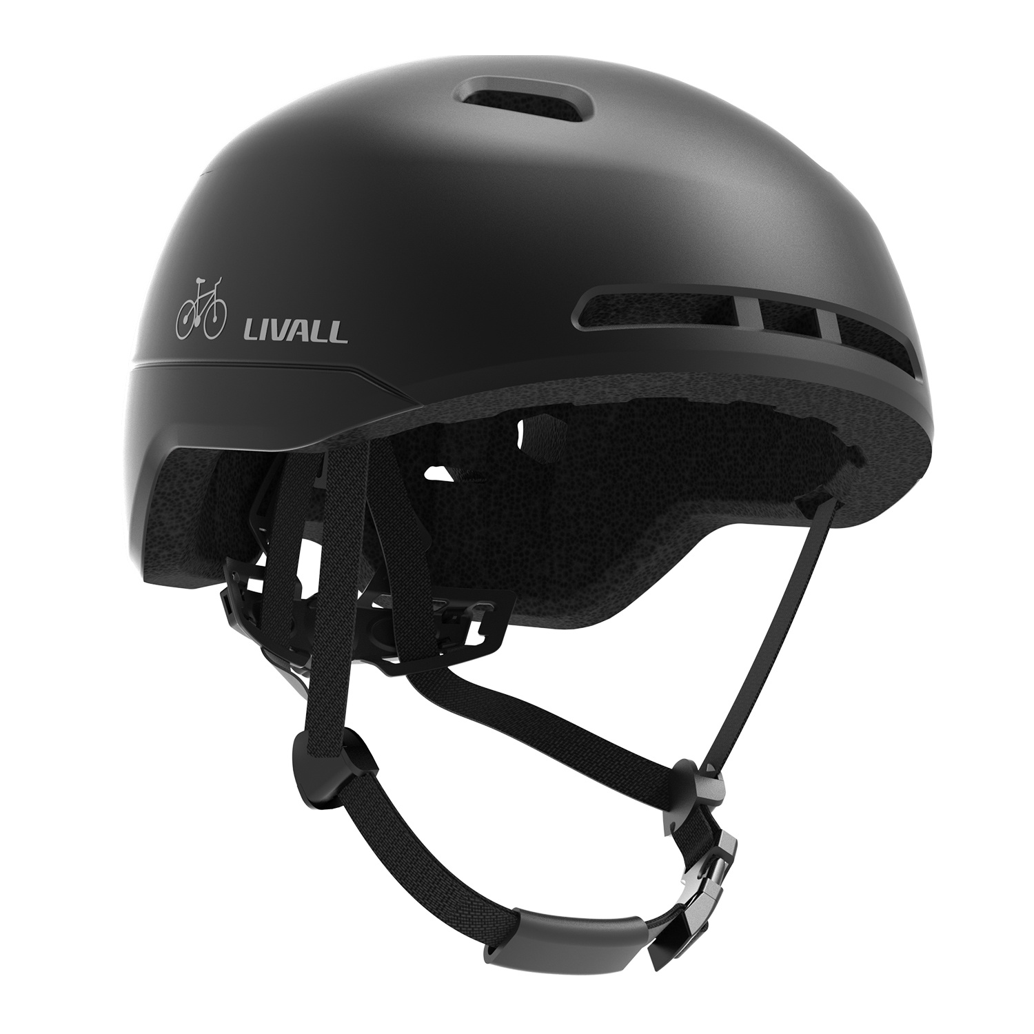 Casque urbain Connecté Livall C21 Midnight - taille L - noir
