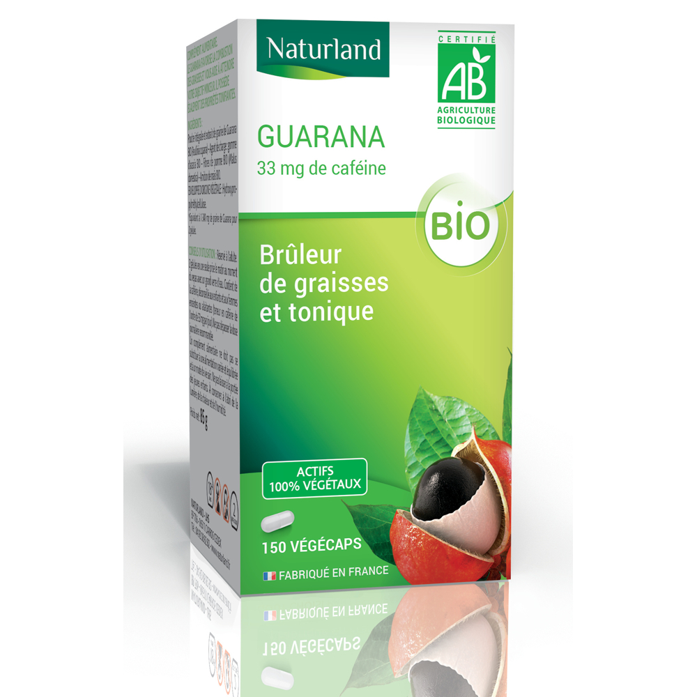 Guarana bio, Brûleur de graisses 150 végécaps