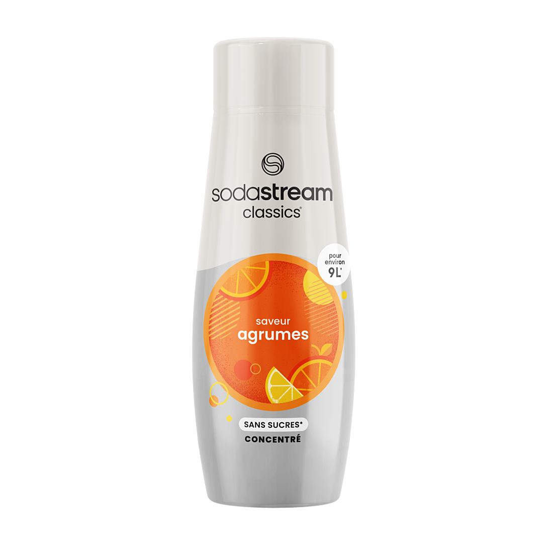 Concentré Sodastream Saveur Agrumes Sans Sucres 440ml