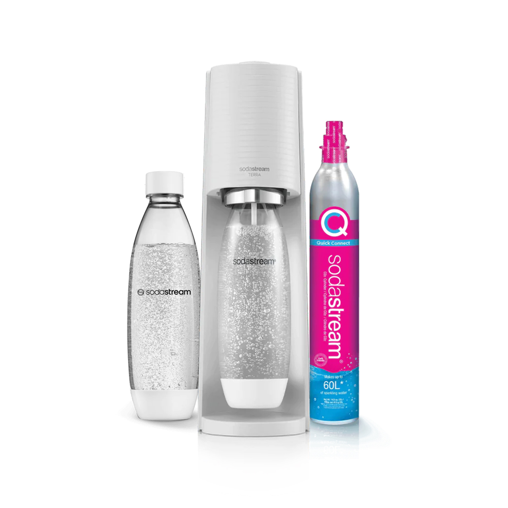 Machine à soda Sodastream Terra Blanche Pack Lave-Vaisselle