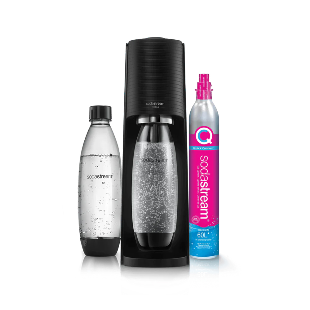 Machine à soda Sodastream Terra Noire Pack Lave-Vaisselle