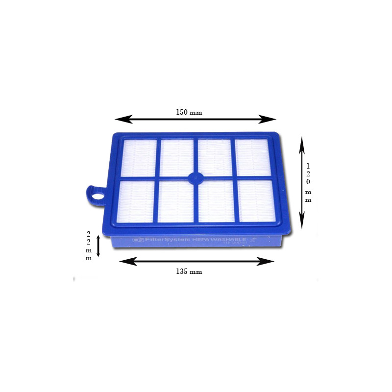 Filtre HEPA 405541879/4 Compatible Aspirateur TORNADO TOCGC35IW TOCGC32WR