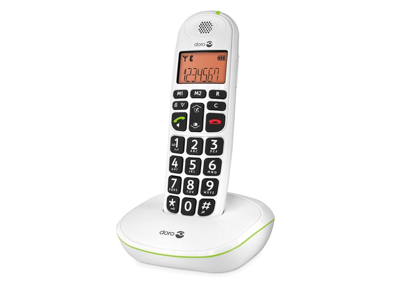 Doro PhoneEasy 100w Identification de l'appelant Blanc