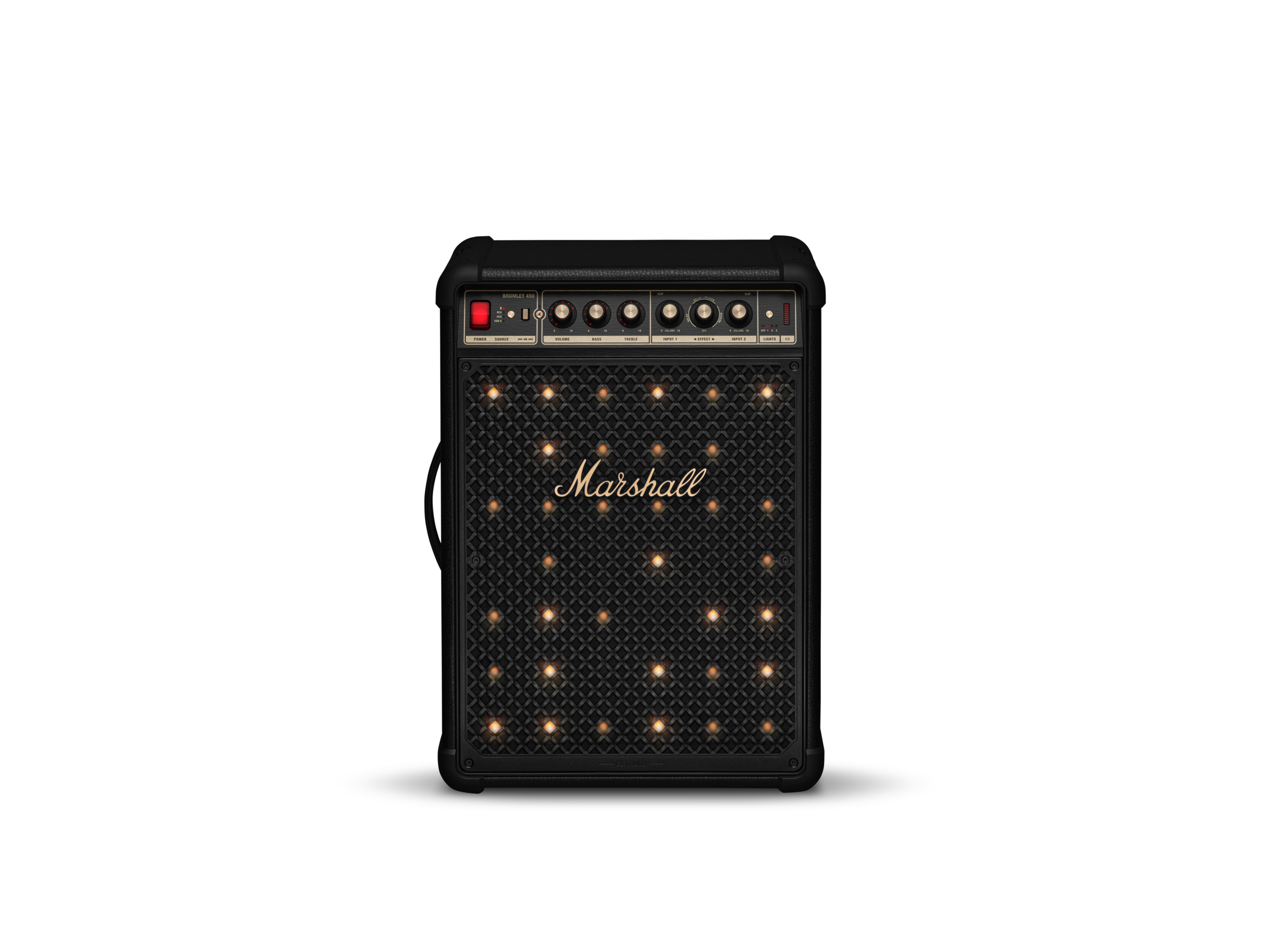 Marshall ZD.1008199 haut-parleur portable et de fête Enceinte portable stéréo Noir, Laiton 80 W