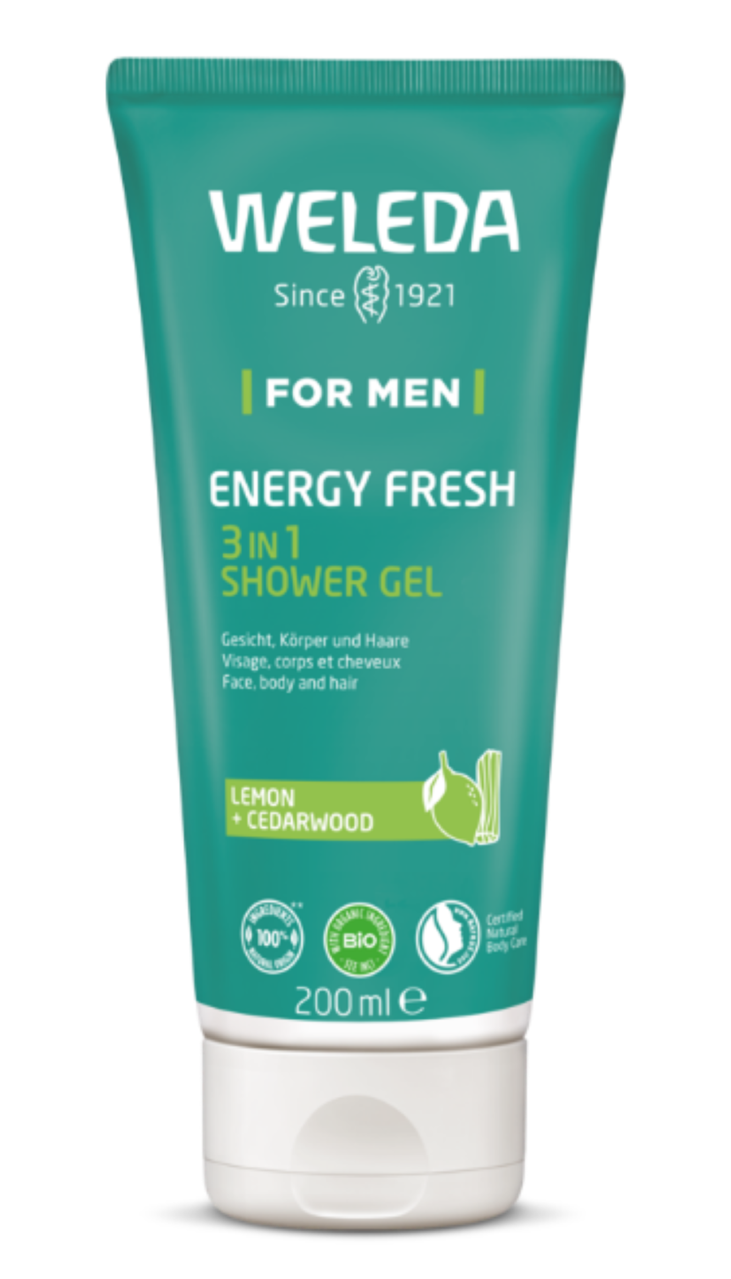 Gel Douche 3 en 1 Energy Fresh 200ml