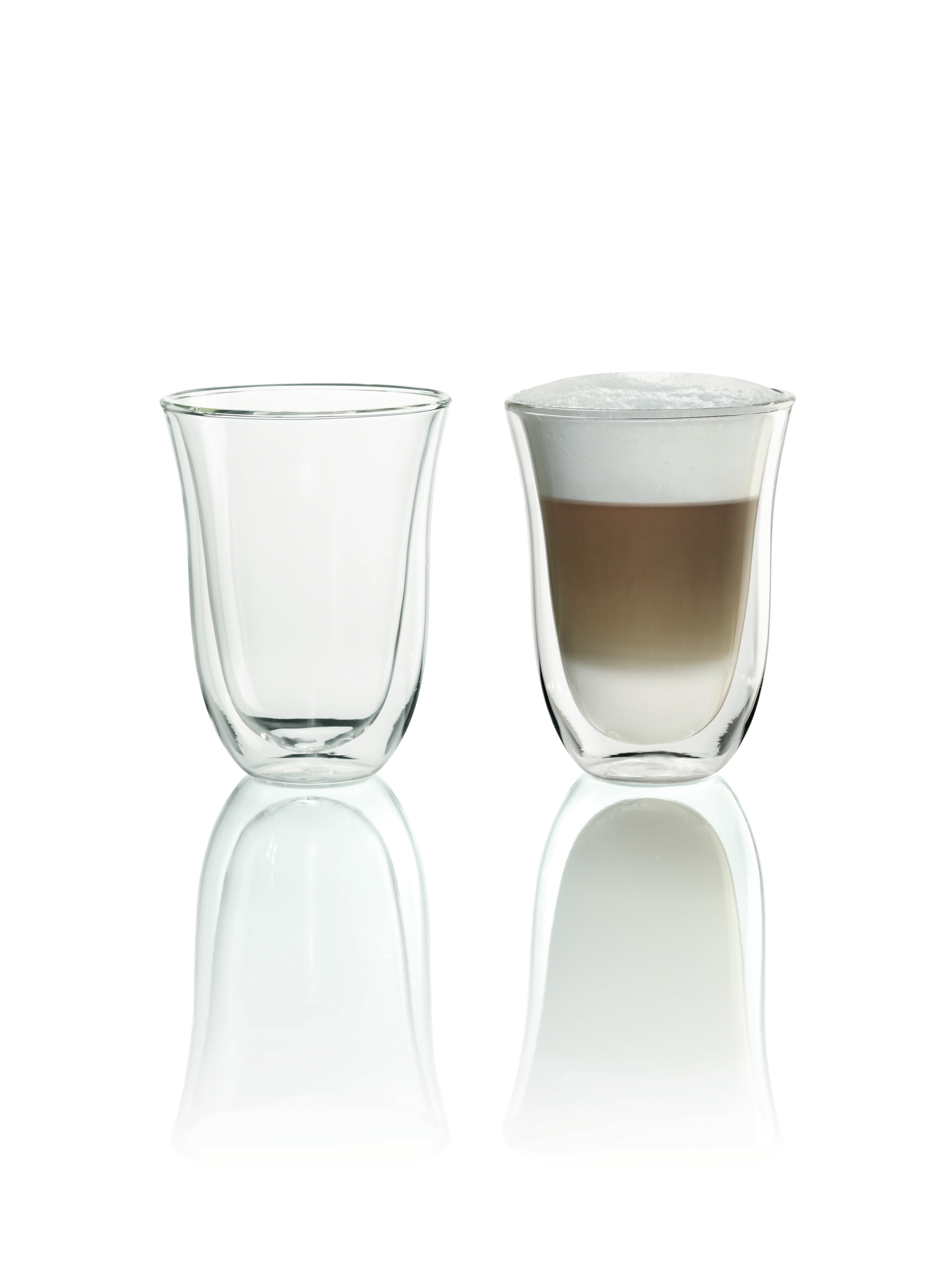 Lot de 2 tasses Latte Macchiato DELONGHI Contenance 33 cl Double parois - vue 2