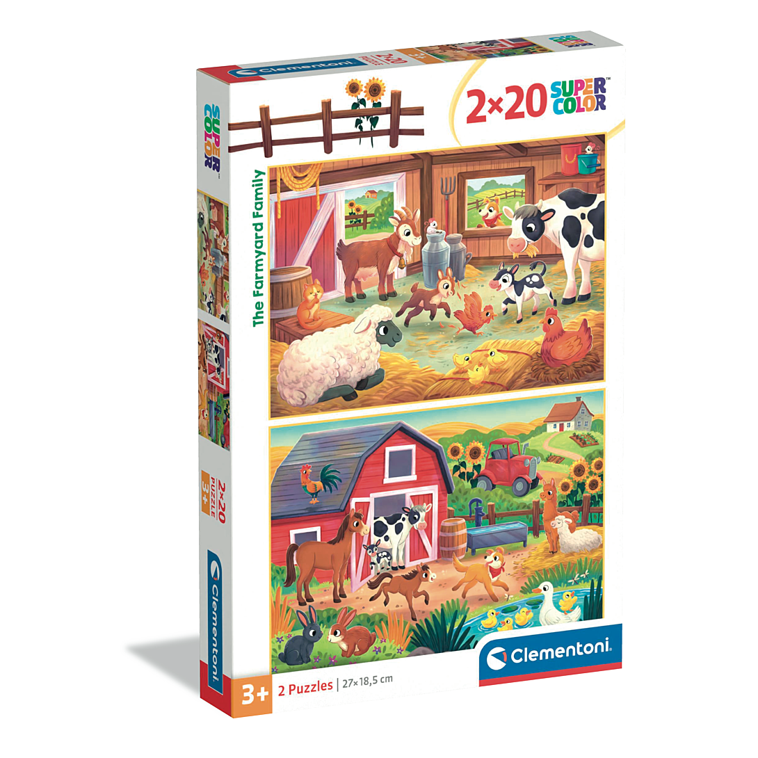 2x20 pièces The Farmyard Family