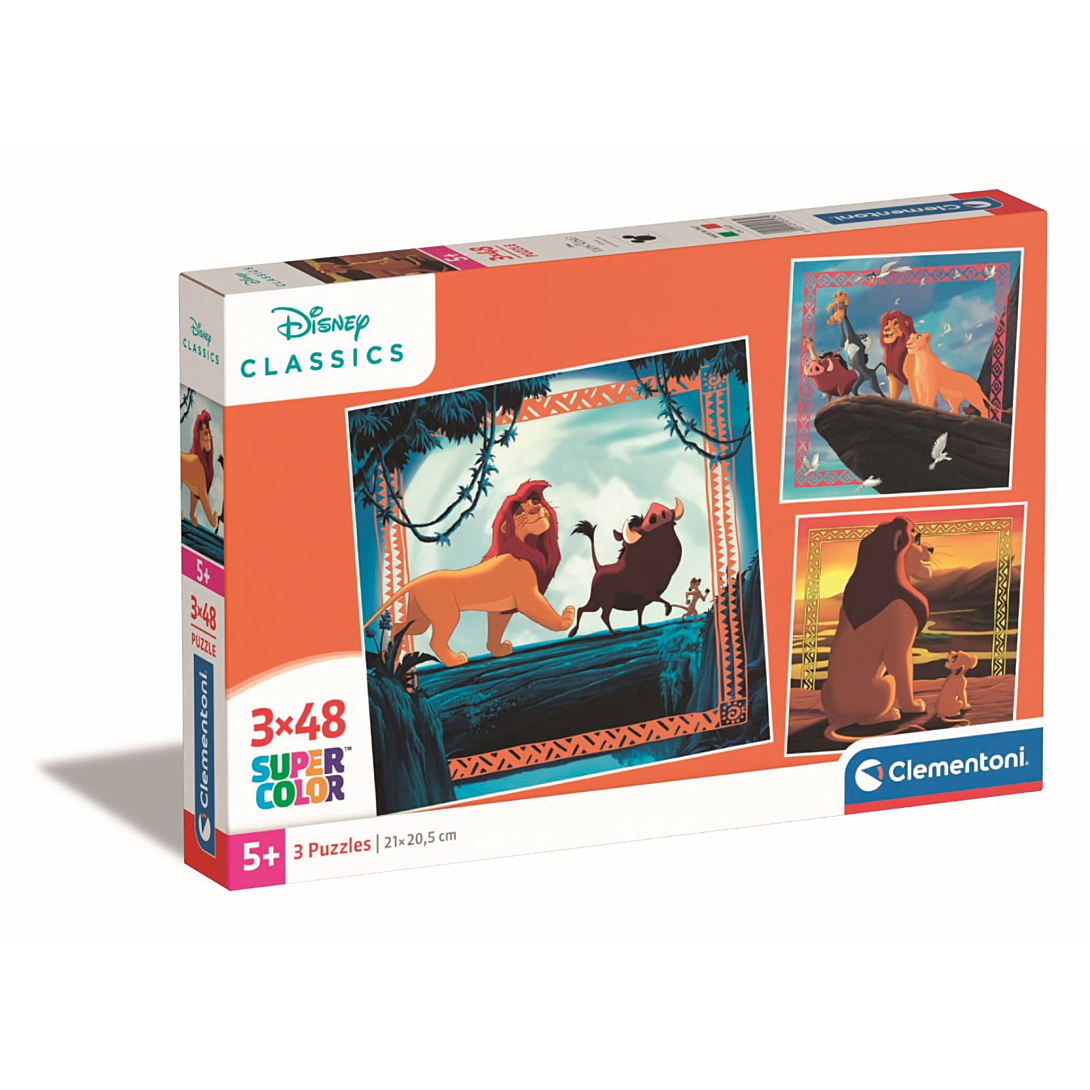 Puzzle 3x48 pièces : Le Roi Lion Clementoni Puzzles - vue 8