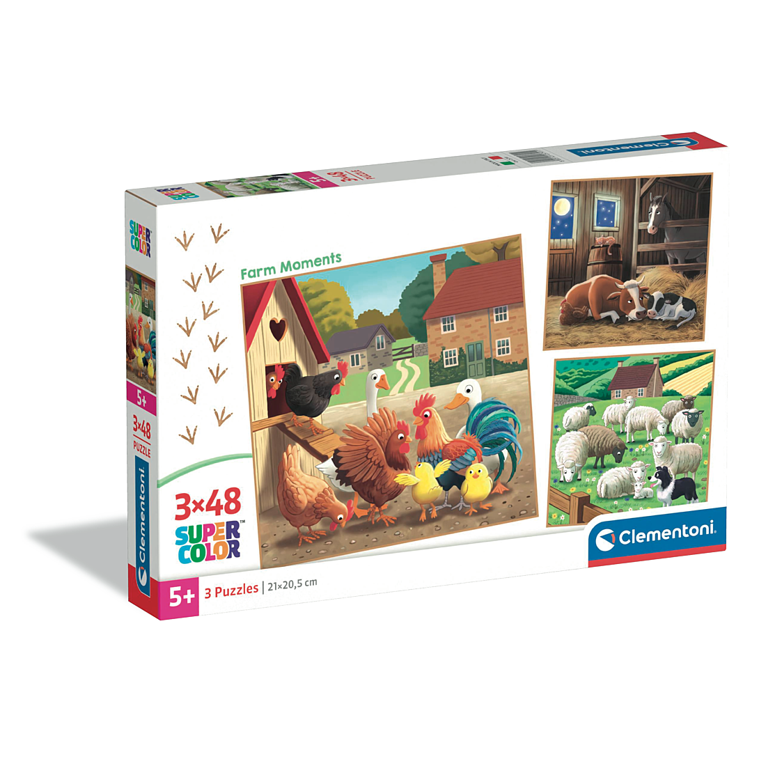 3x48 pièces -  Farm Moments