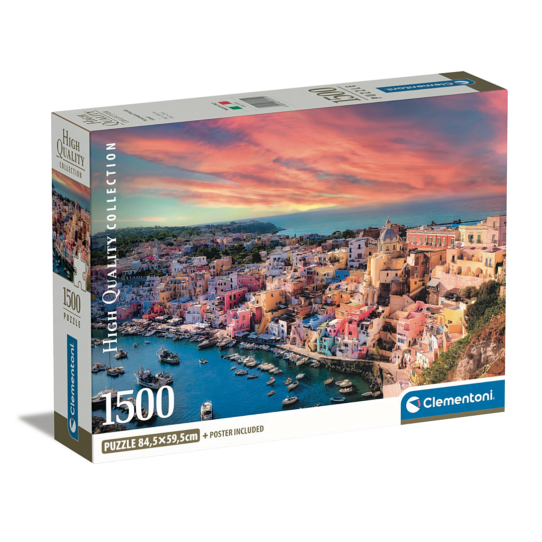 Puzzle 1500 pièces : Procida Clementoni Puzzles