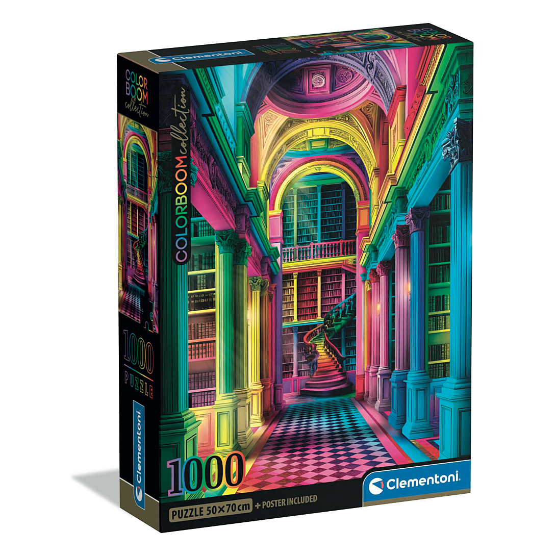 Puzzle Compact 1000 pièces : Colorboom Clementoni Puzzles - vue 7