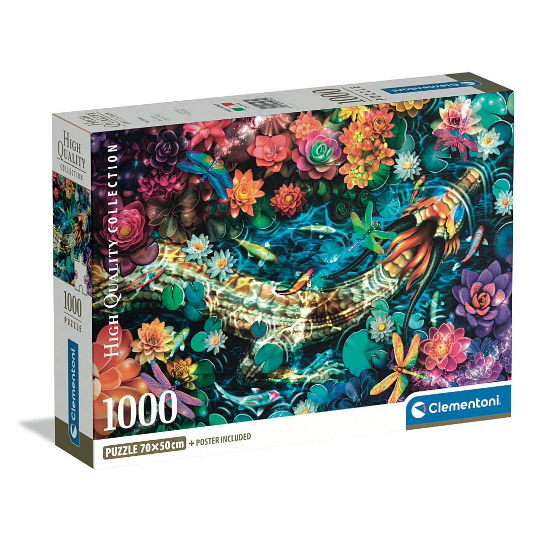 Clementoni Puzzle pour Adultes 1000 Pièces HQC Koi River Compact Box Boxact Fabriqué en Italie 39939 - vue 9
