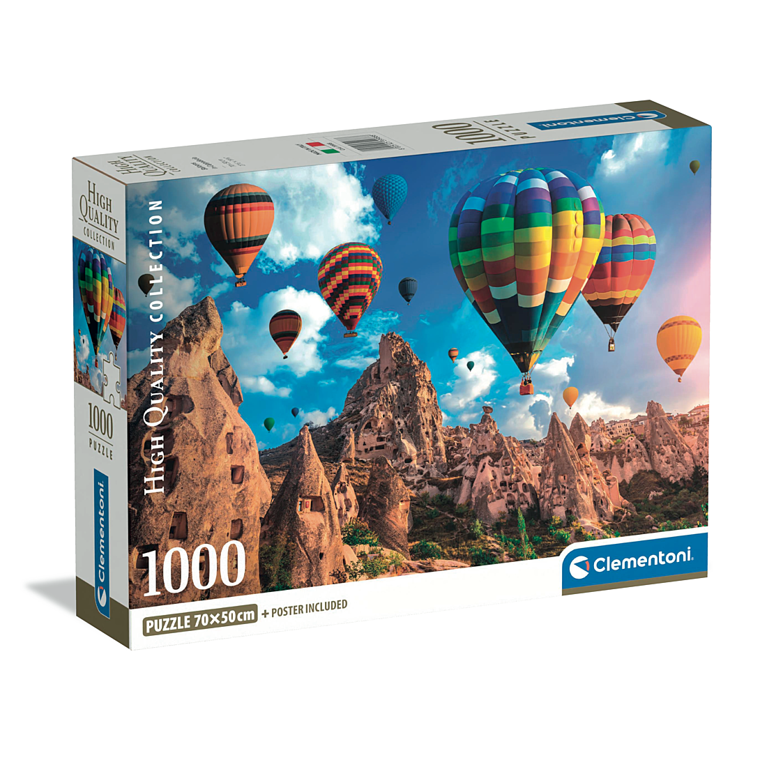 Puzzle Compact 1000 pièces : Ballons en Cappadoce Clementoni Puzzles - vue 9