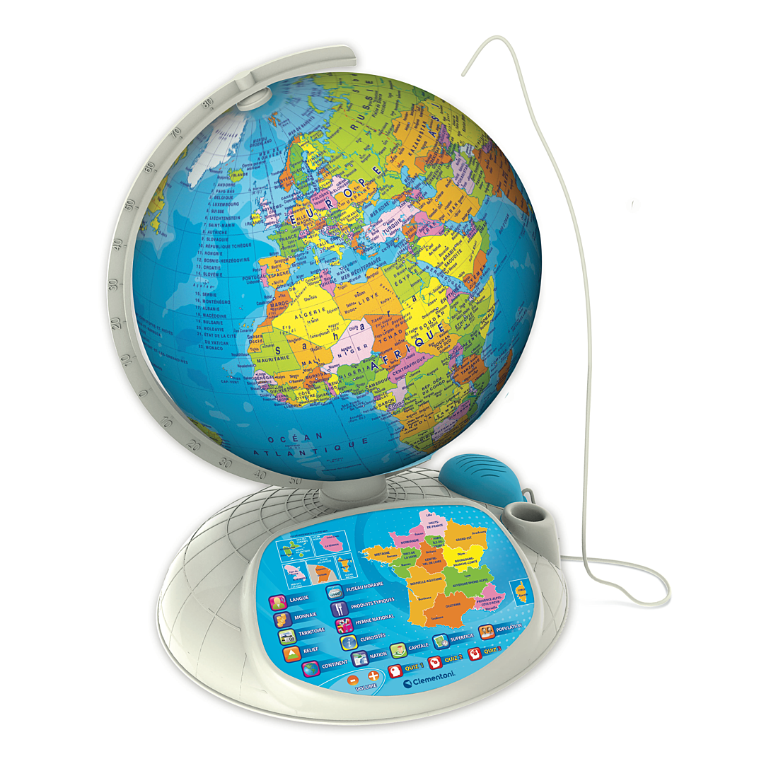 Globe Interactif Clementoni 52779 – Exploraglobe, 3 Modes de Jeu, Stylo Bluetooth - vue 7