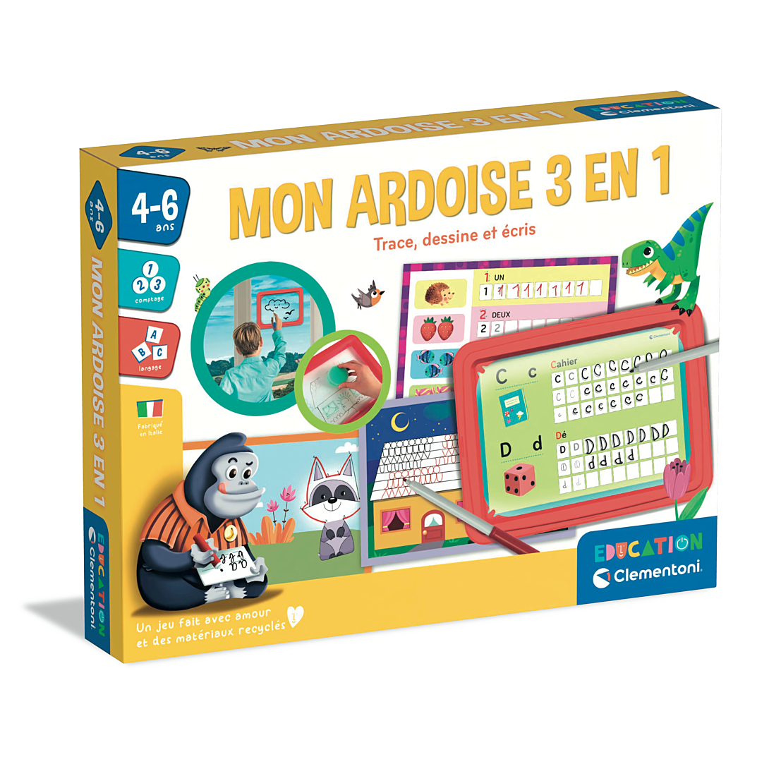 Jeu d'écriture pour enfants Clementoni Mon atelier d'écriture Alphabet et pré écriture - vue 2