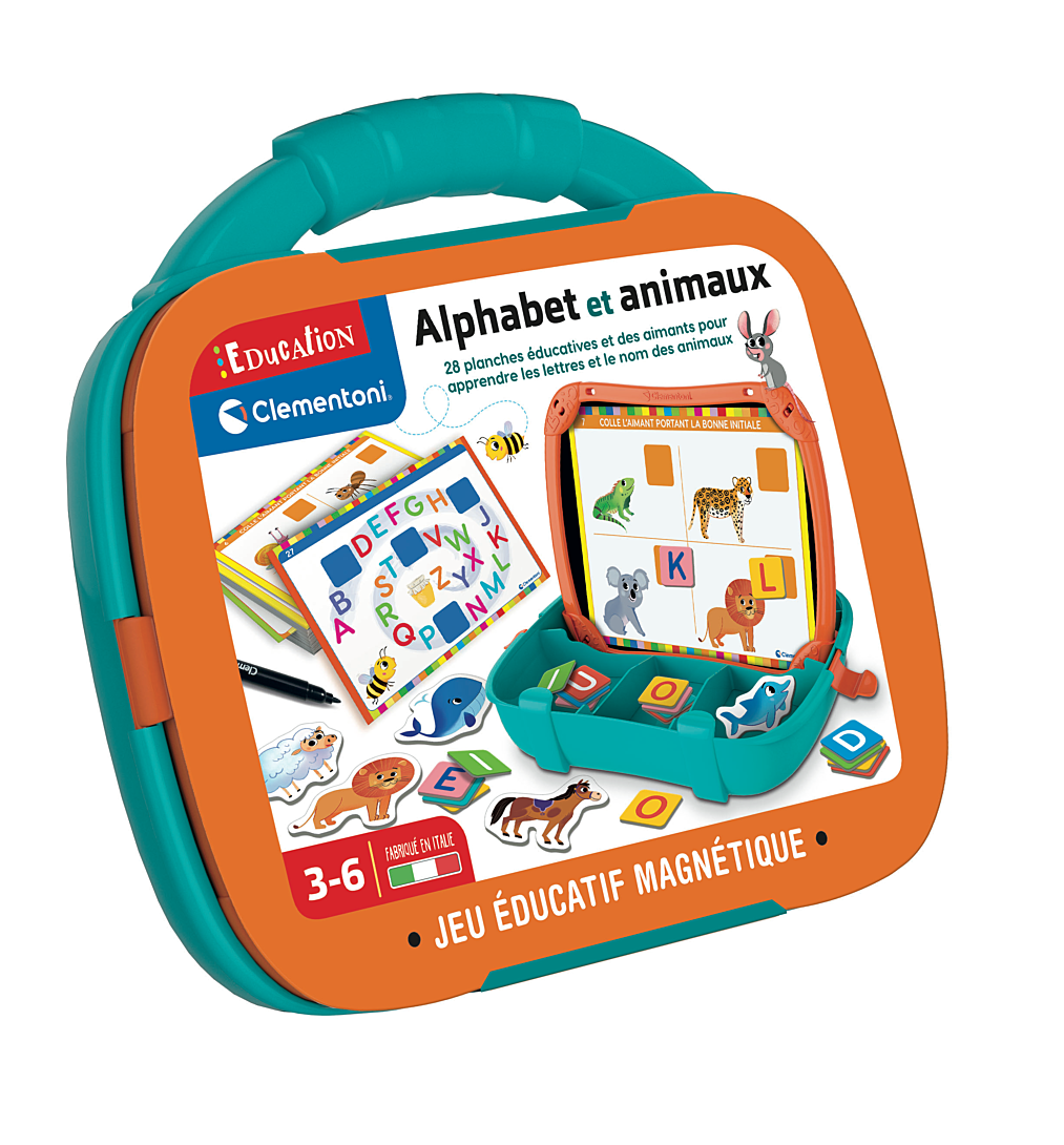 Jeu Mallette Lettres Animaux Clementoni - vue 4