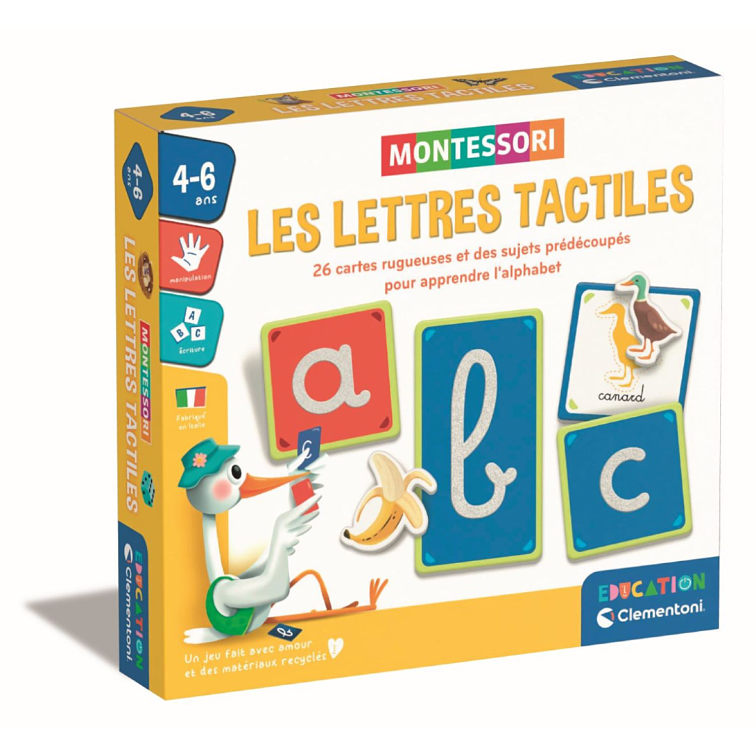 Les lettres tactiles Montessori Clementoni Jeux - vue 6