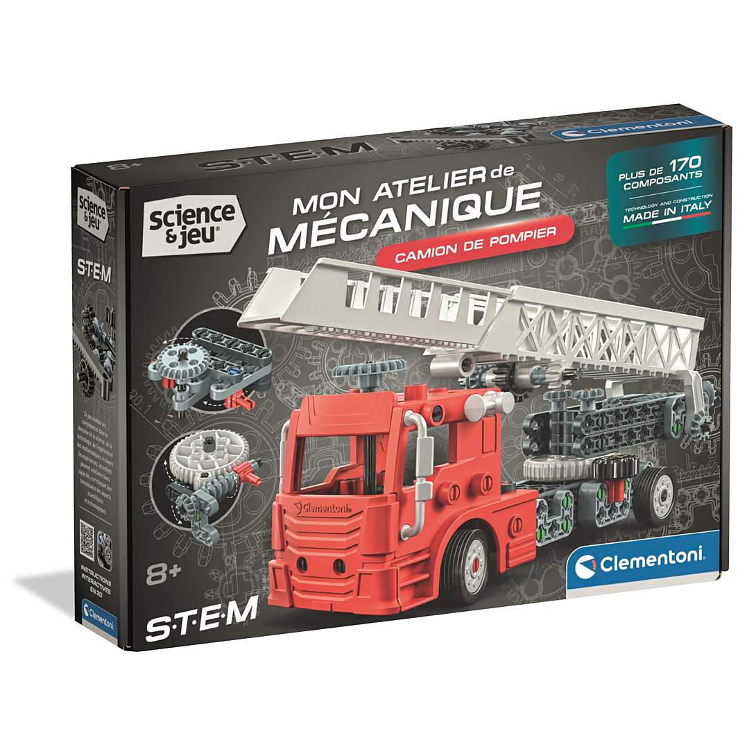 Clementoni Science & Jeu Construction Camion De Pompier