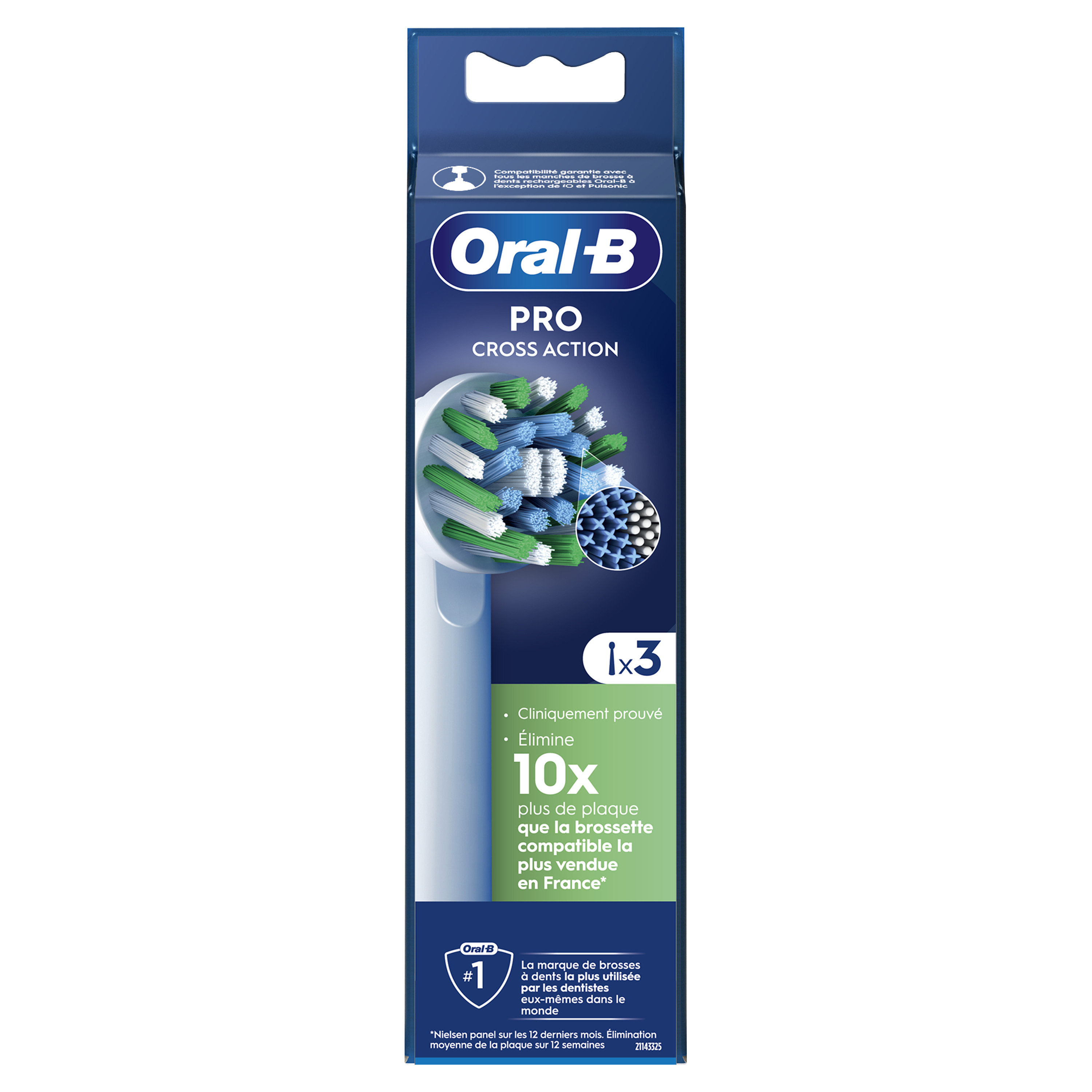 Brossettes Braun CrossAction - vue 5