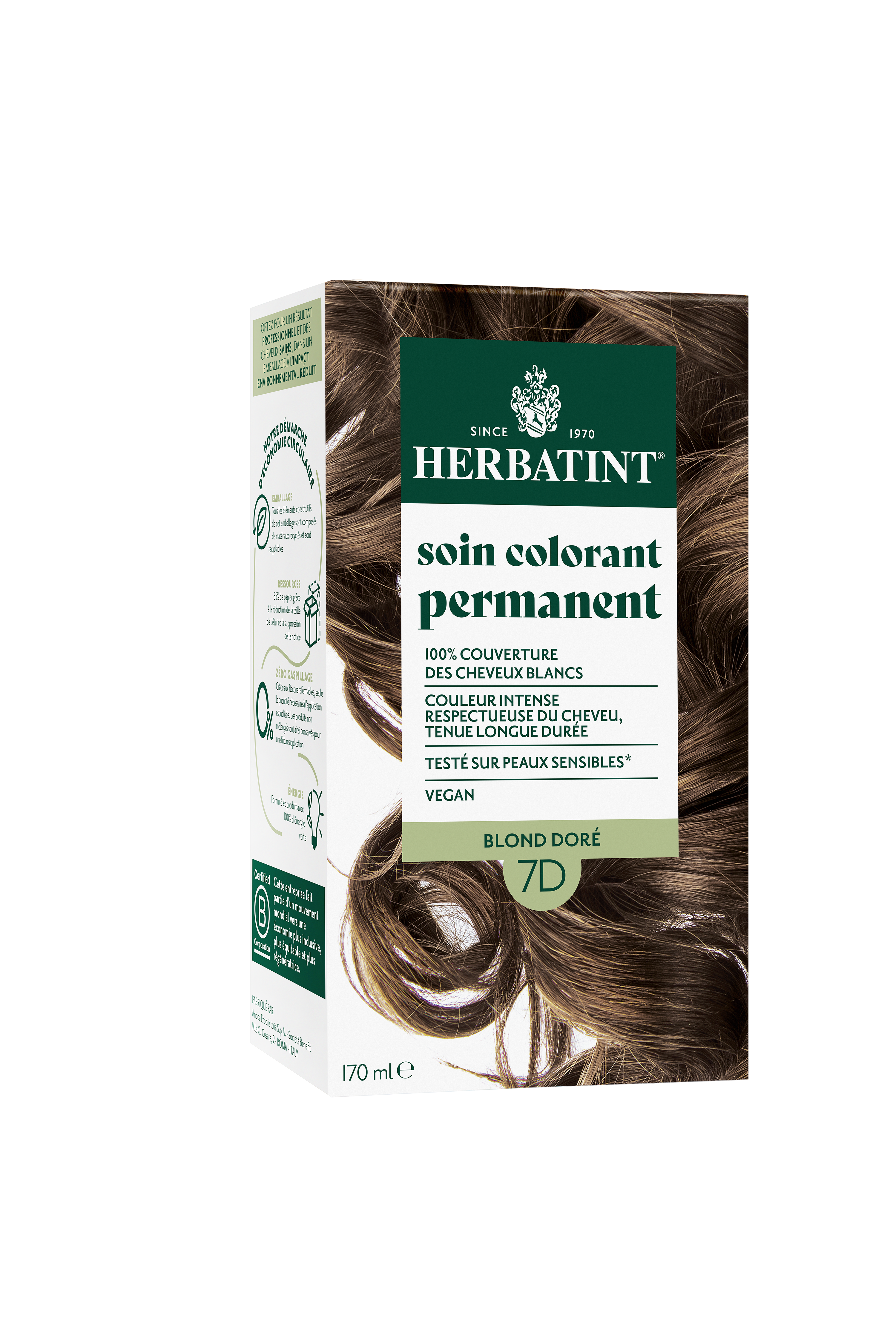 Herbatint Soin Colorant Permanent 4R Chatain Cuivre 170ml - vue 10