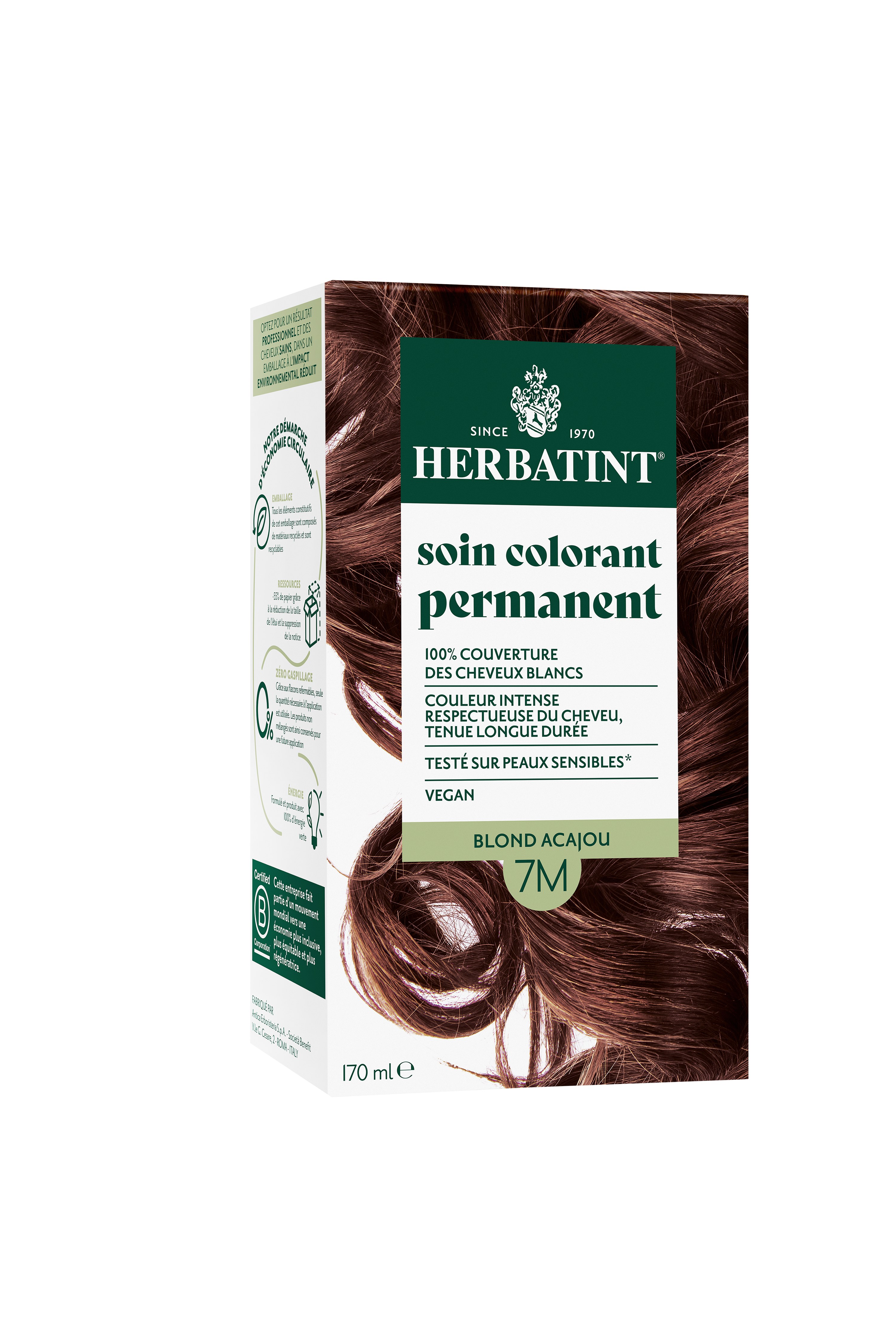 Herbatint Soin Colorant Permanent 4R Chatain Cuivre 170ml - vue 10