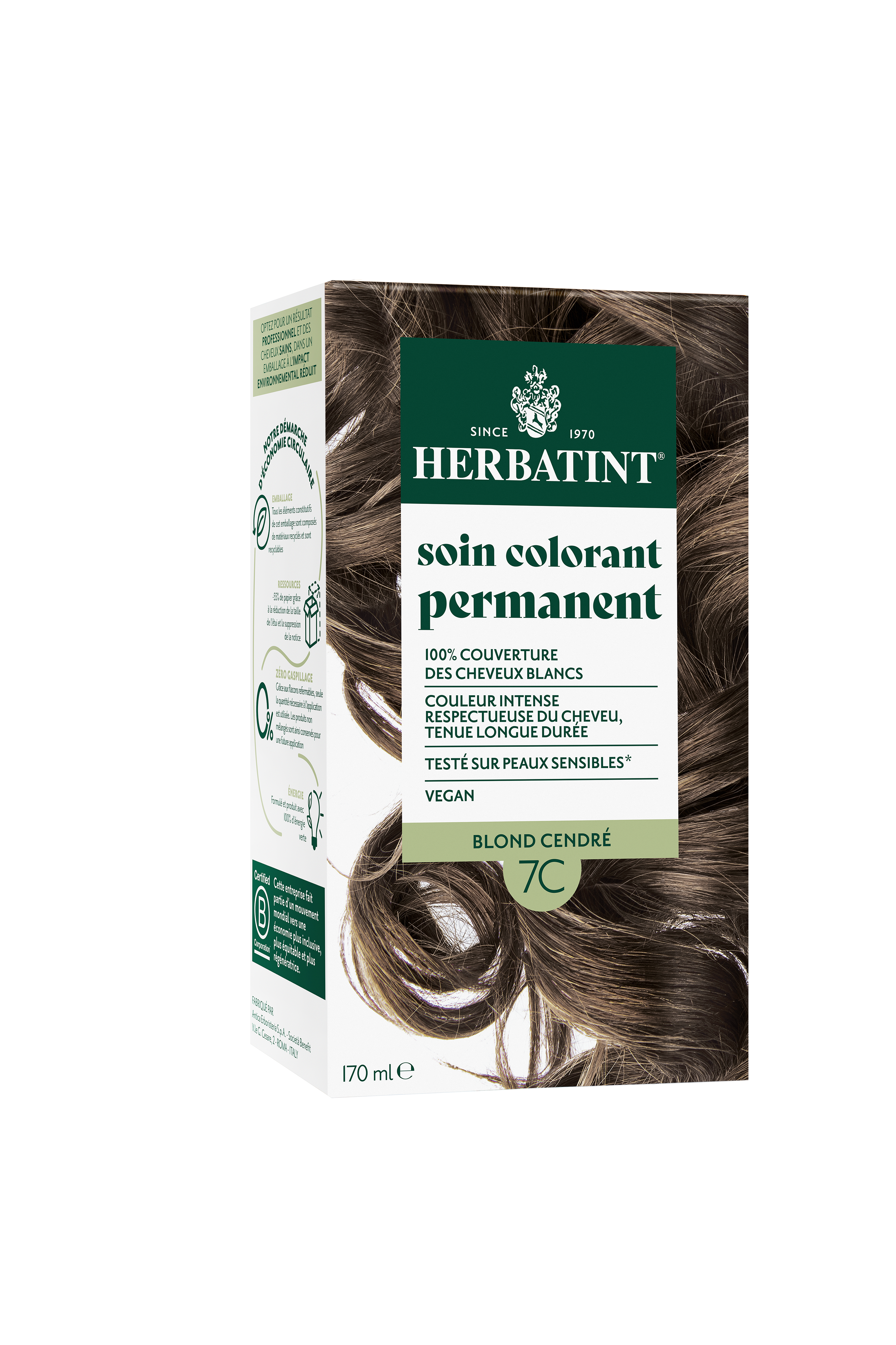Herbatint Soin Colorant Permanent 4R Chatain Cuivre 170ml - vue 9