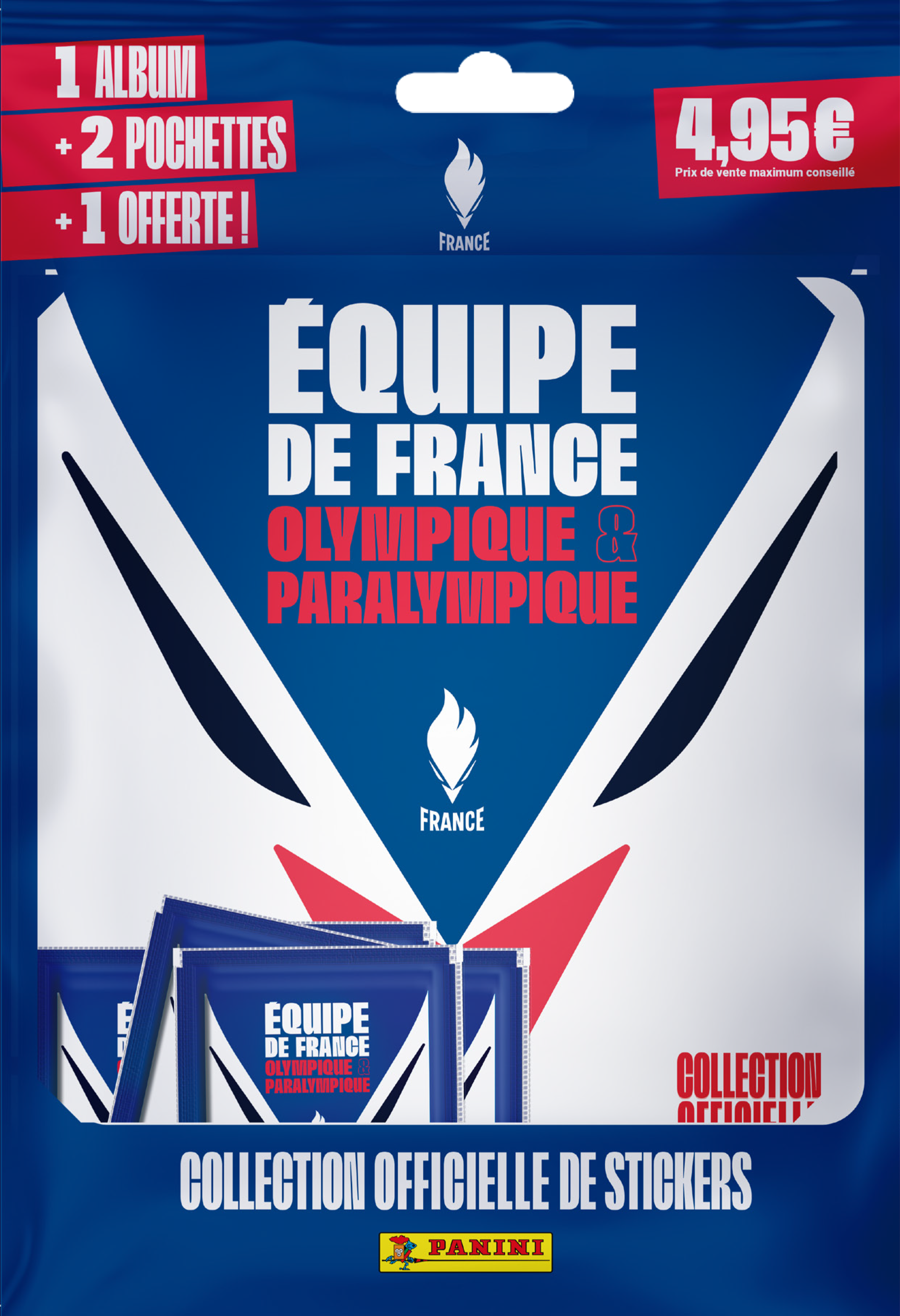 Album de stickers + pochettes PANINI JO 2024 Equipe de France - vue 2