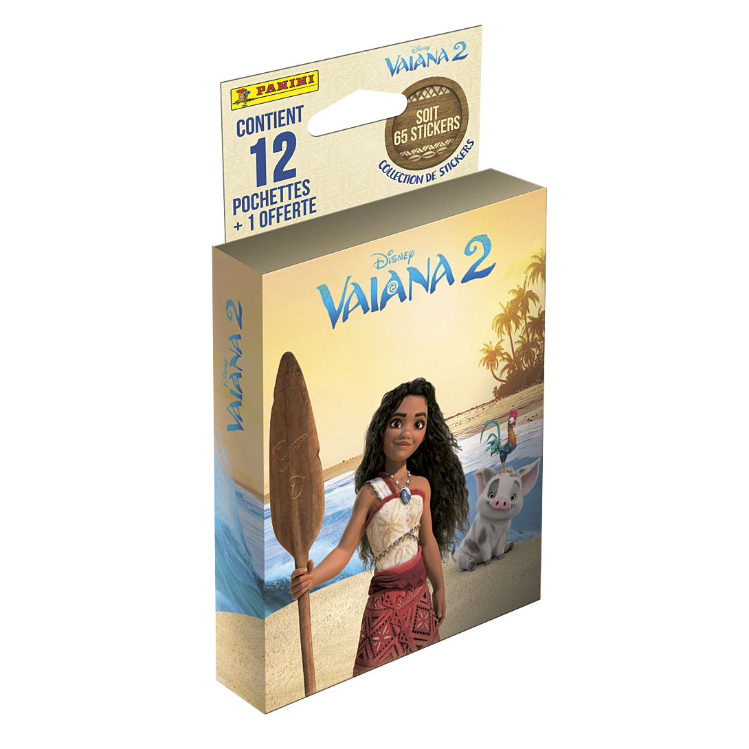 Blister PANINI Vaiana 2 12 pochettes 1 offerte 65 stickers - vue 3
